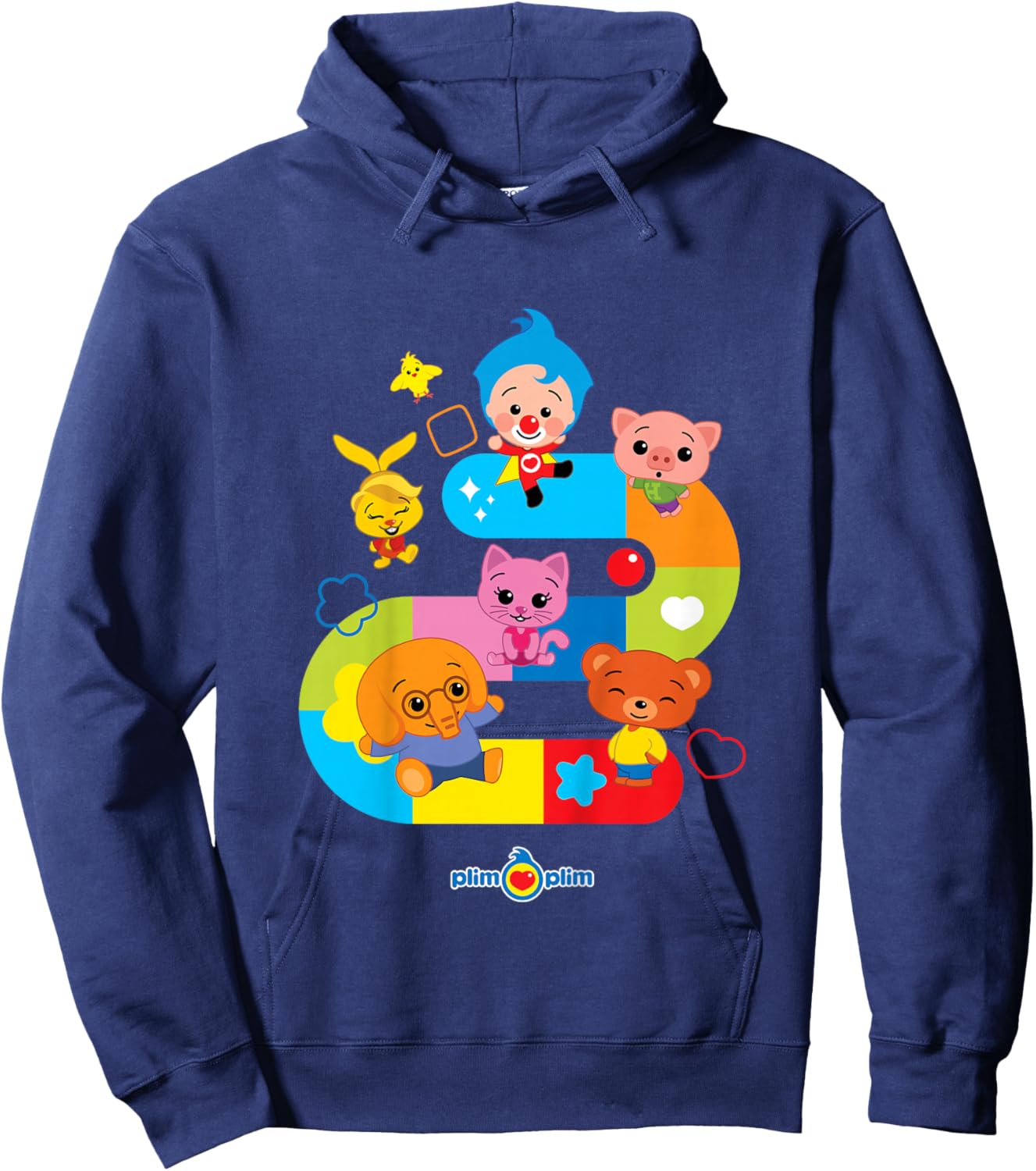 Plim Plim The Kindness Hero - Colourful Designs for Children Hoodie - Hoodie | Navy