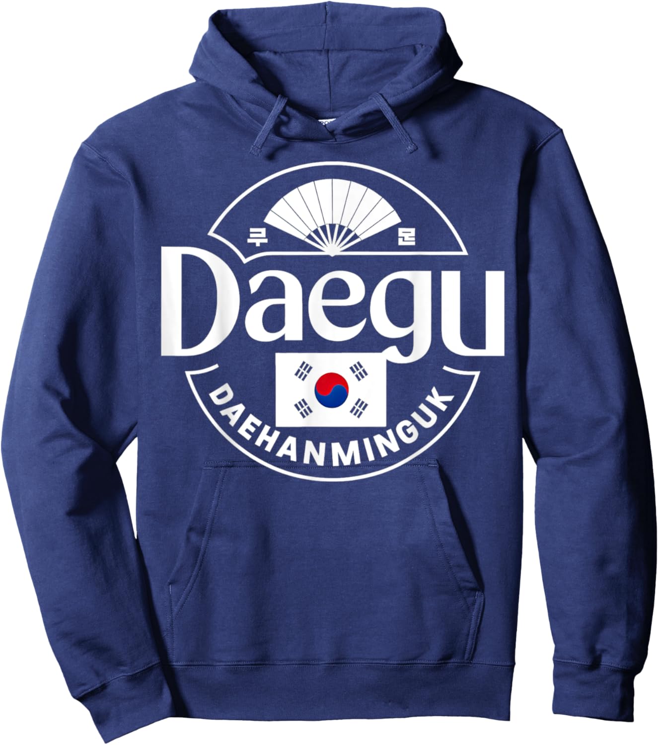 Daegu City South Korea Daehanminguk Pride Hoodie - Hoodie | Navy
