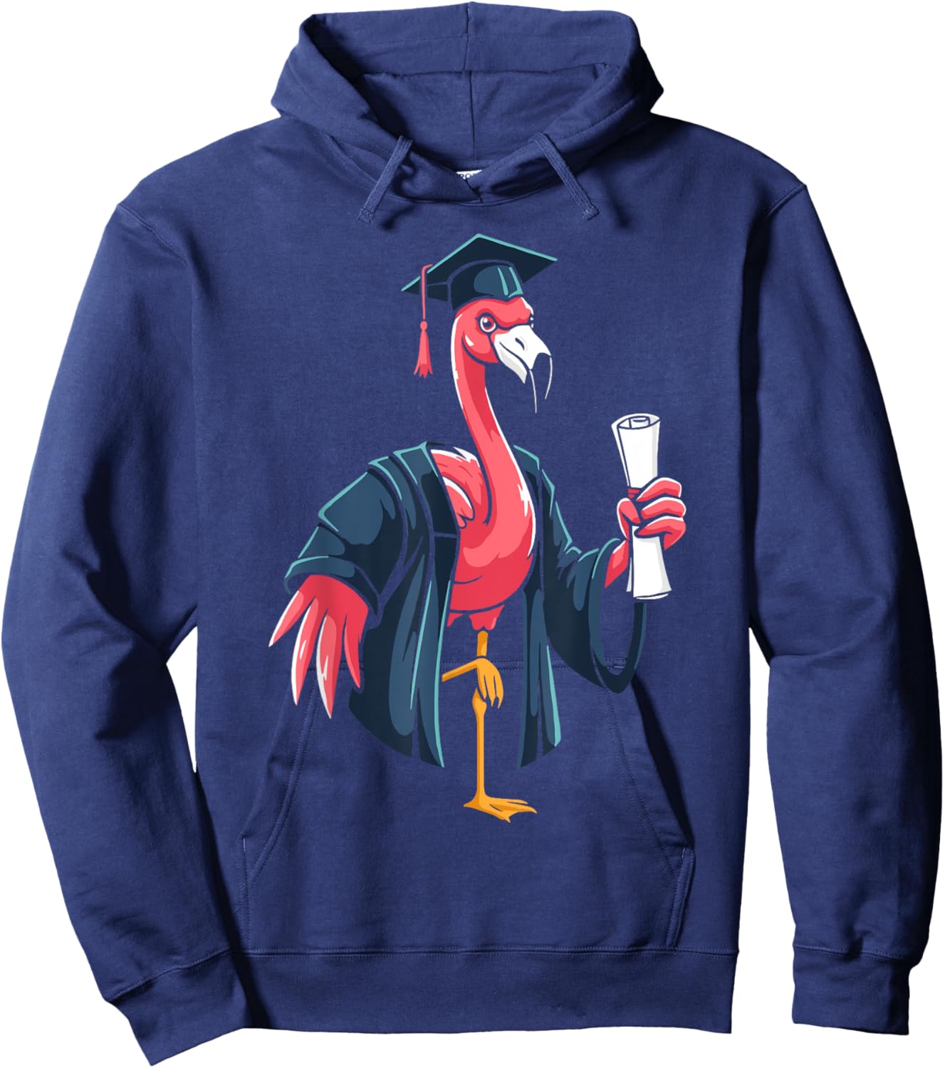 Flamingo graduation gifts graduating flamingo graduate Hoodie - Hoodie | Navy