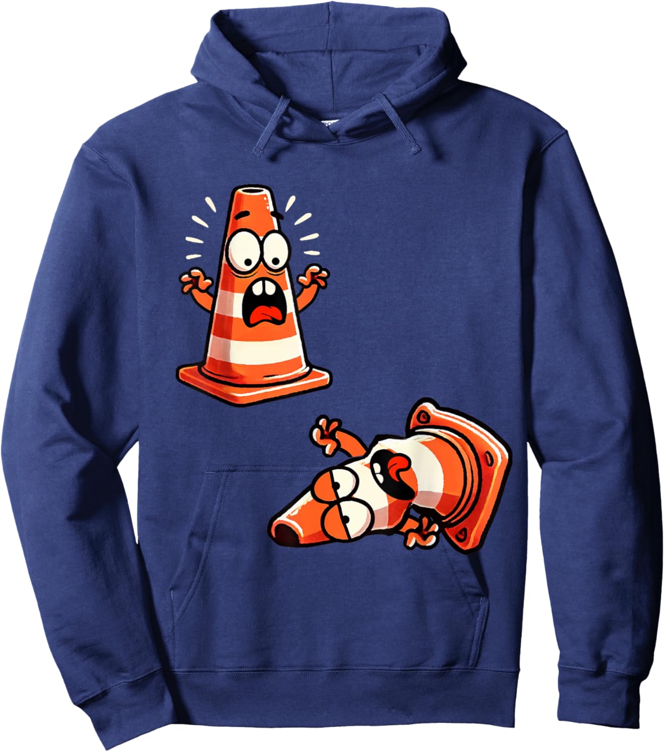 Traffic cone Hoodie - Hoodie | Navy