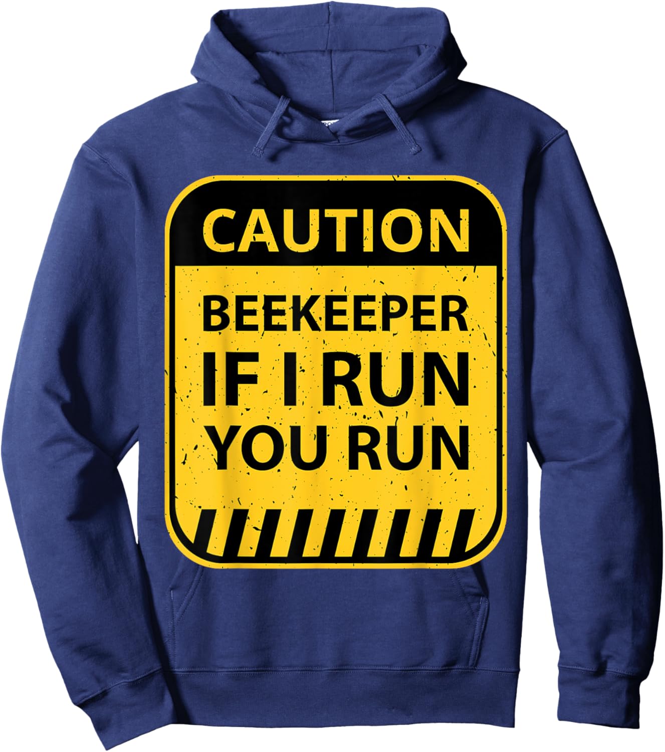 Beekeeper Funny Honeybee Beekeeping Bee Farm Enthusiast Gag Hoodie - Hoodie | Navy