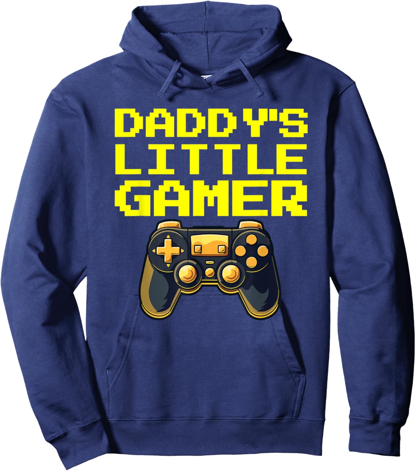 Daddys Little Gamer Gaming Family Hoodie - Hoodie | Navy