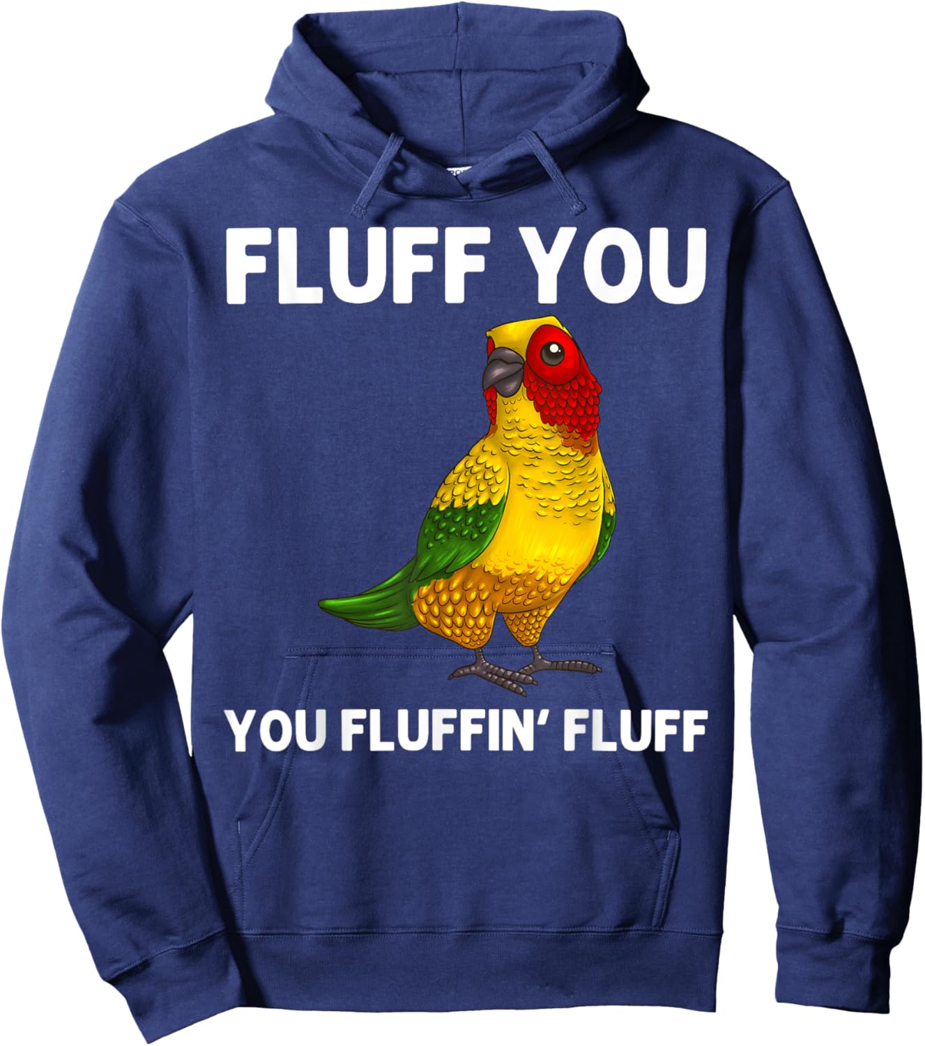 Cool Sun Conure Art Women Bird Lover Parrot Birding Hoodie - Hoodie | Navy