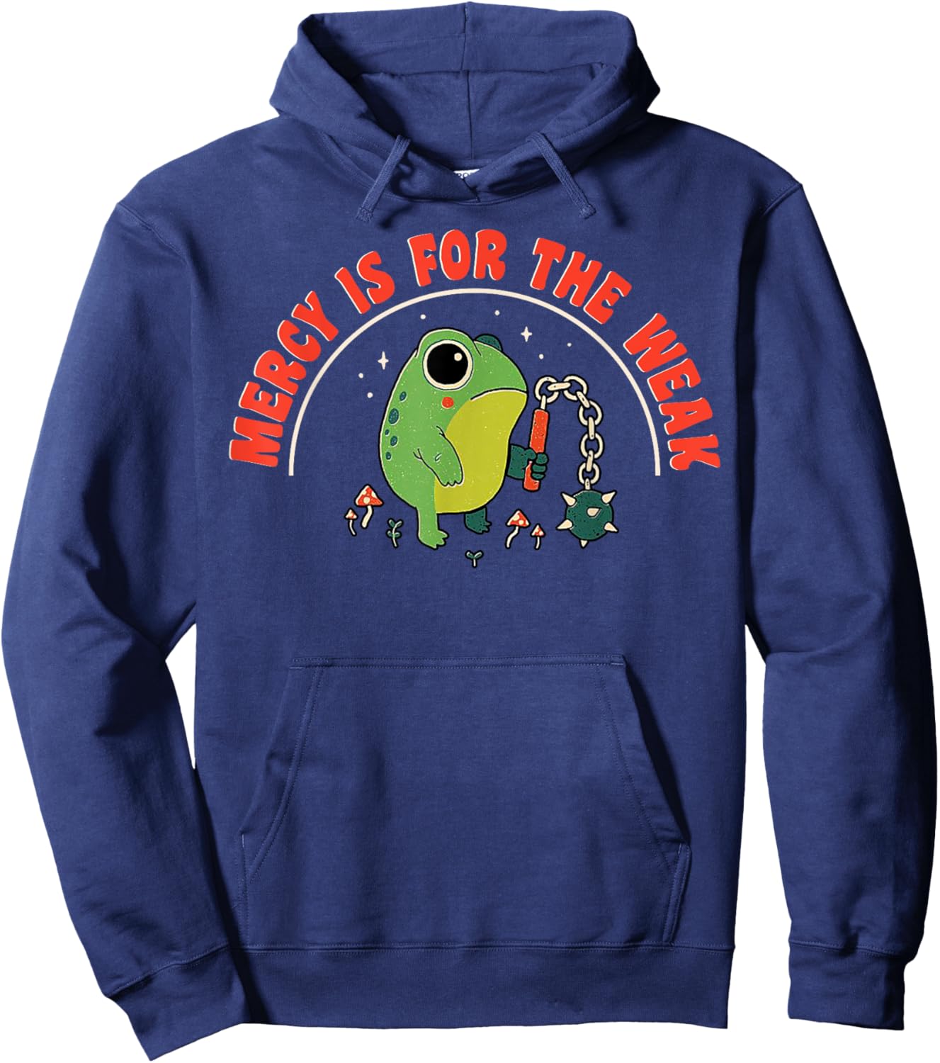 Mercy Is For The Weak Hoodie - Hoodie | Navy