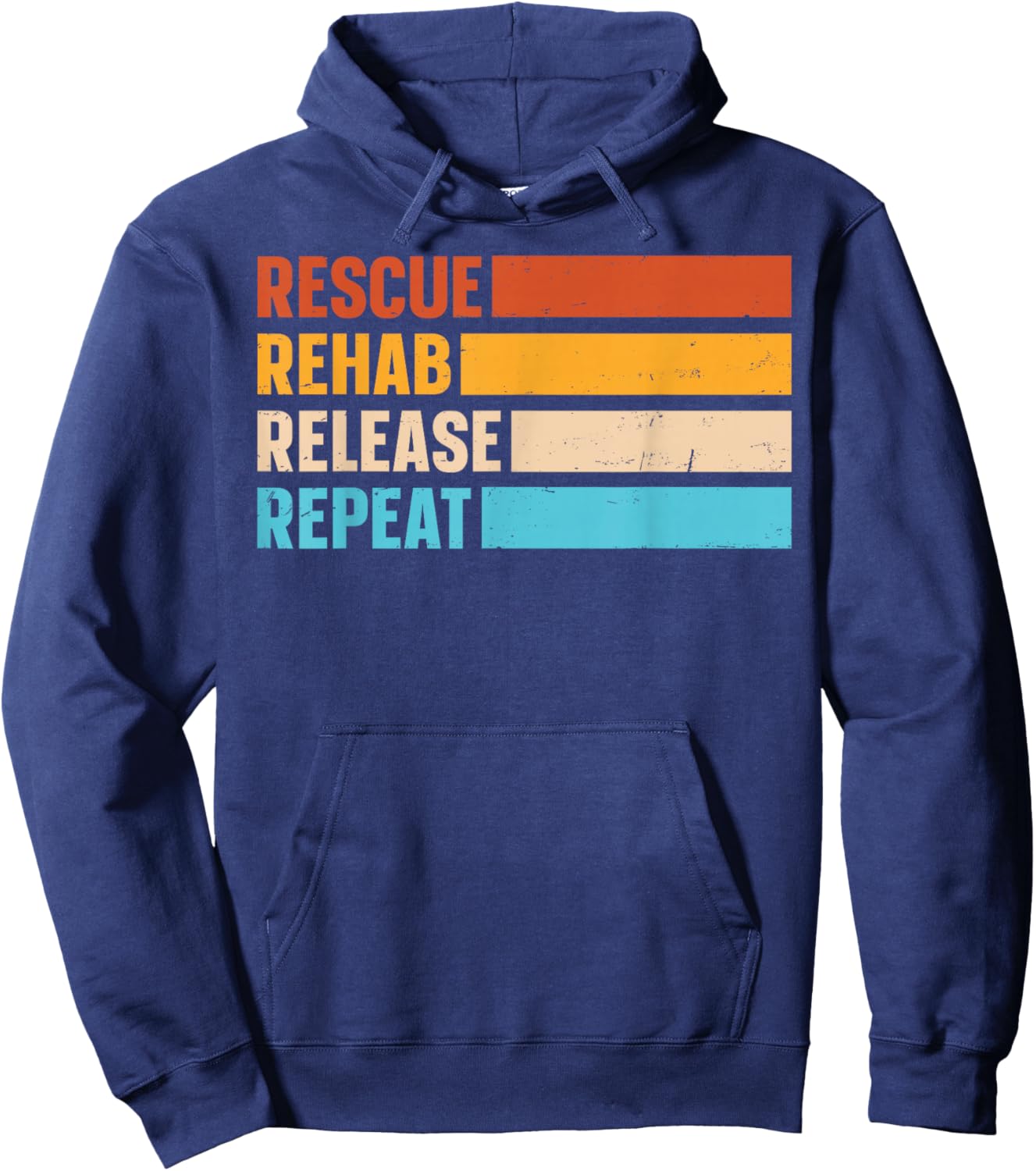 Wildlife Rescue Design for a Wildlife rehabilitator Hoodie - Hoodie | Navy