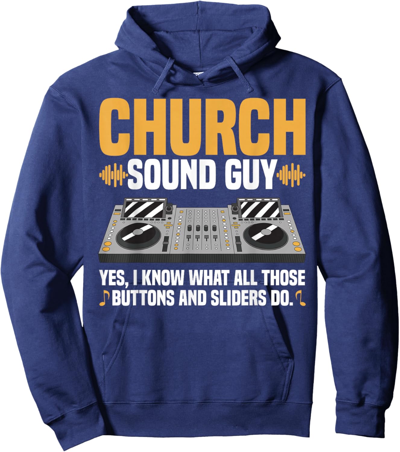 Church Sound Guy Hoodie - Hoodie | Navy