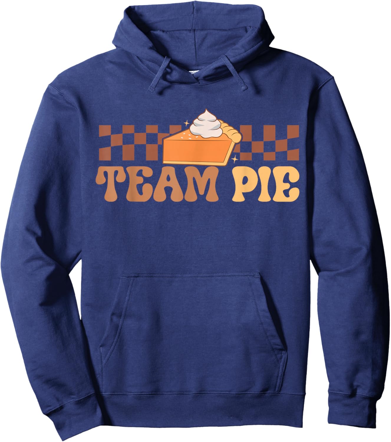 Pumpkin Pie Team Dinner MatchingThanksgiving Pie Hoodie - Hoodie | Navy