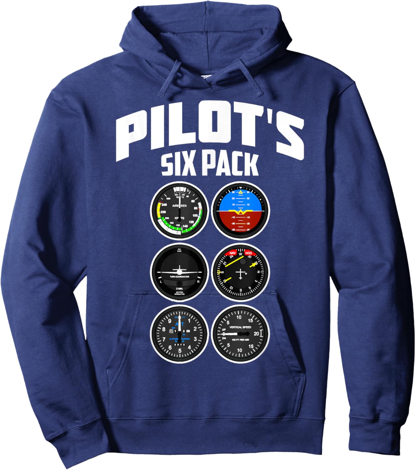 Funny Airplane Novelty Women Aviation Airplane Pilot Hoodie - Hoodie | Navy