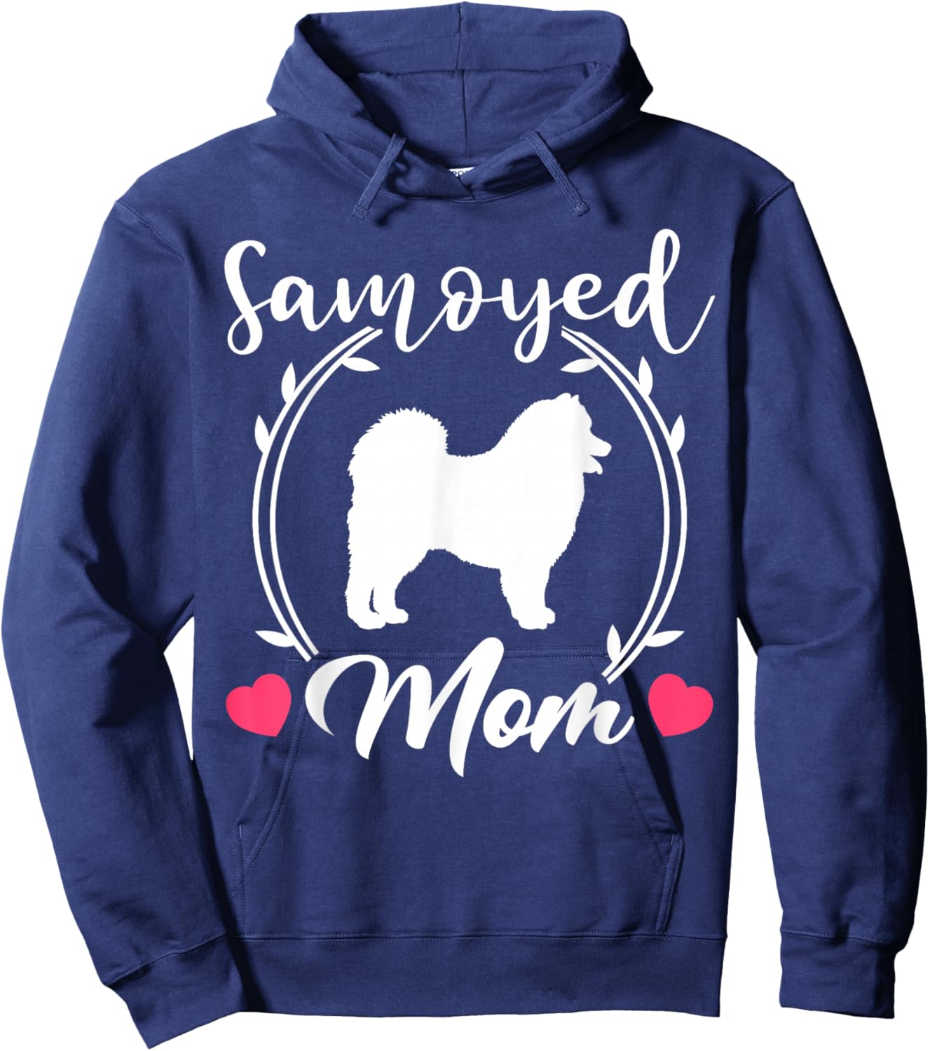 Cute Samoyed Mom Samoyed Dog Men Women Hoodie - Hoodie | Navy