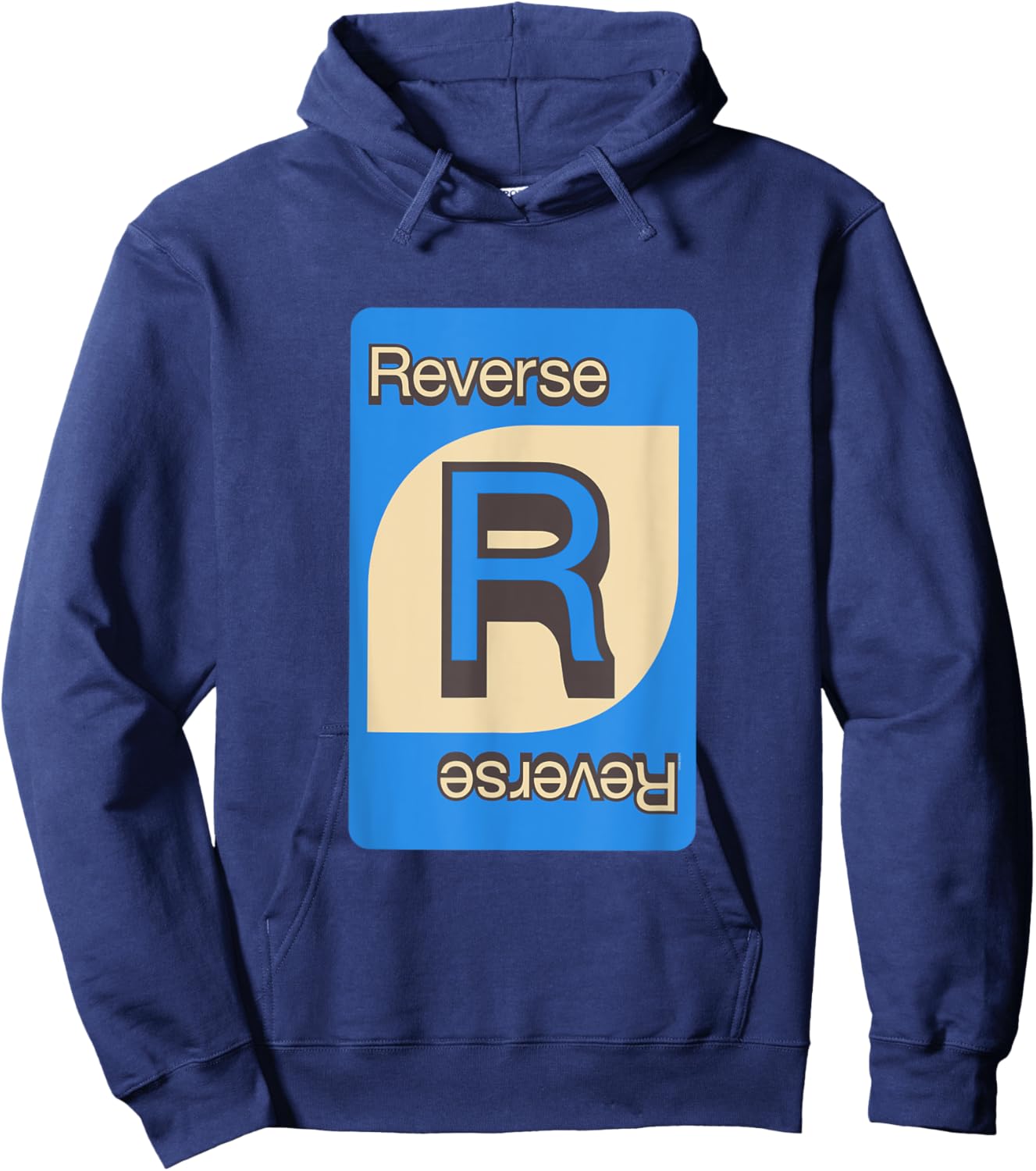 UNO Vintage Reverse Hoodie - Hoodie | Navy
