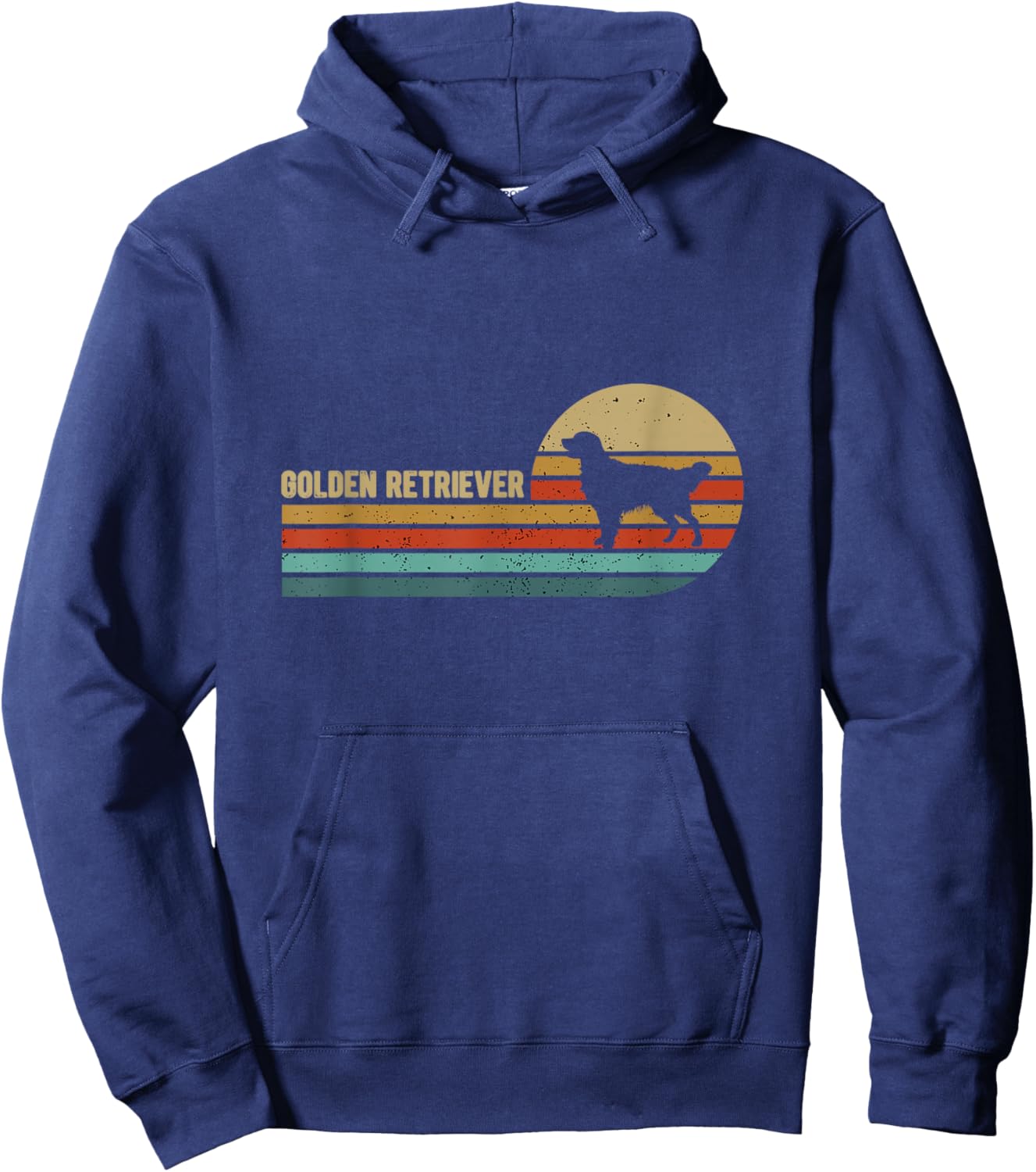 Golden Retriever Dog Hoodie - Hoodie | Navy