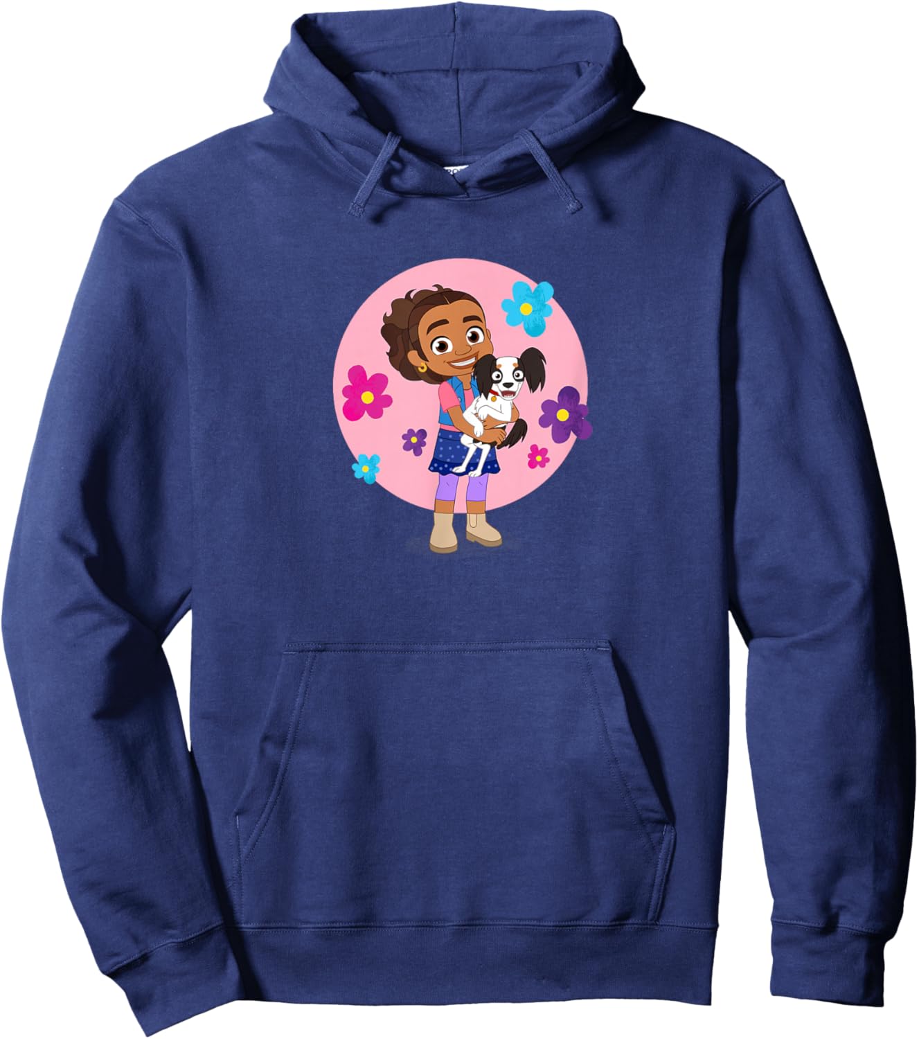 Alma & her dog Chacho Women Kids Hoodie - Hoodie | Navy
