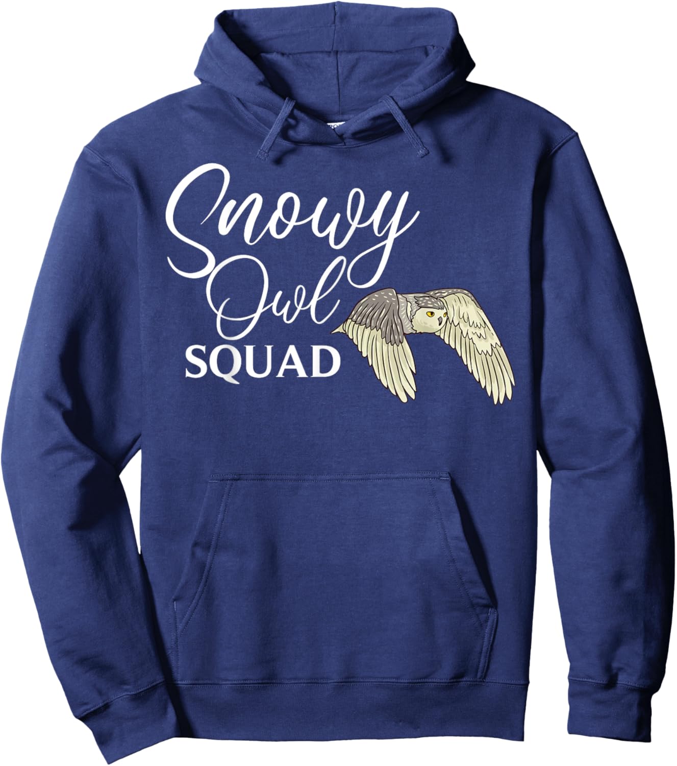 Snowy Owl Funny Birds Cute Animals Hoodie - Hoodie | Navy