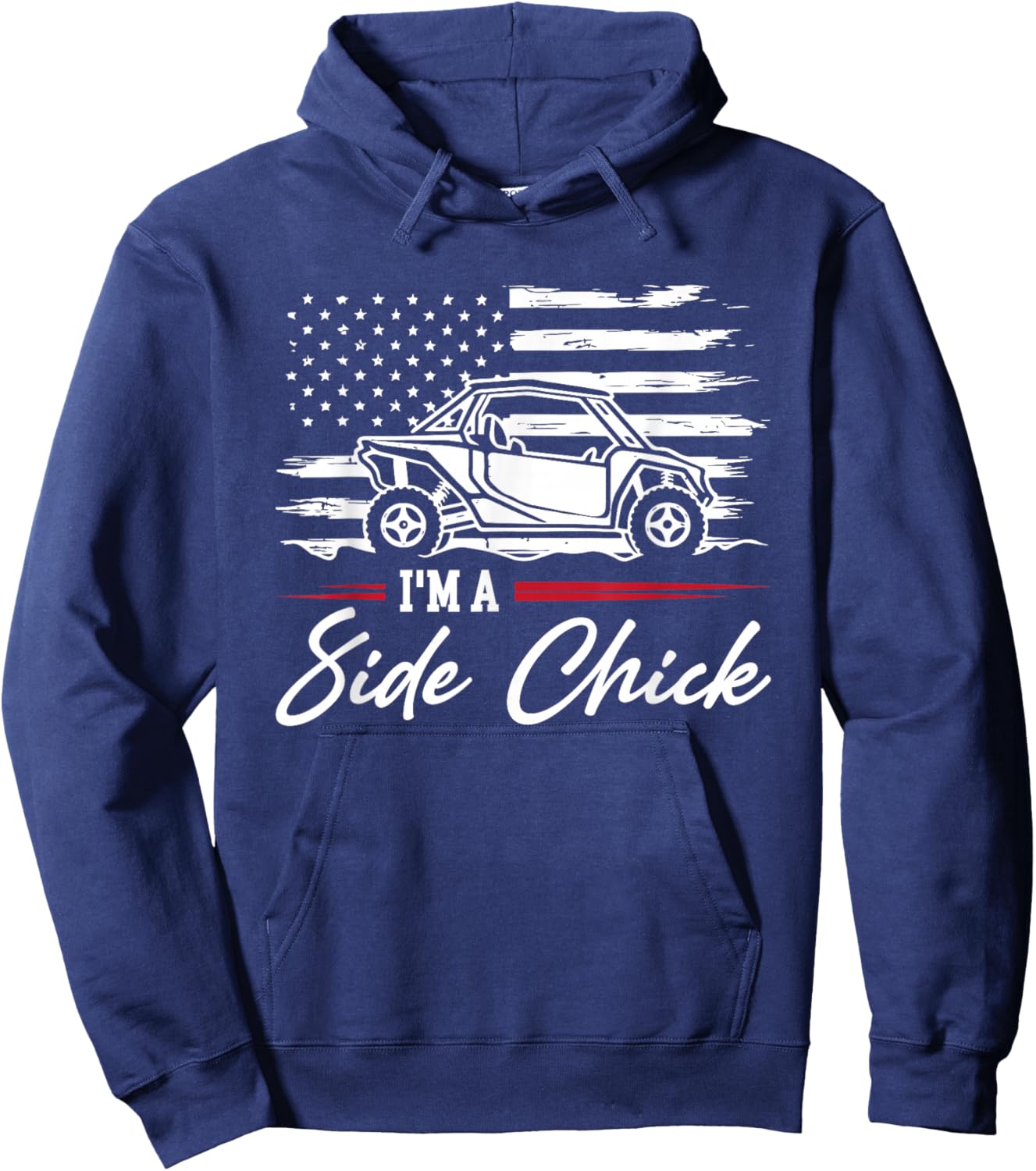 I'm a Side Chick SXS Hoodie - Hoodie | Navy