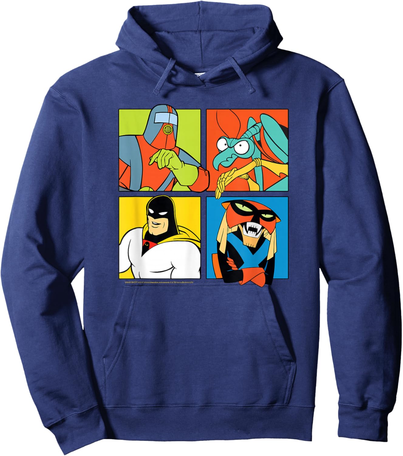 Space Ghost Coast to Coast Hero Villains Hoodie - Hoodie | Navy