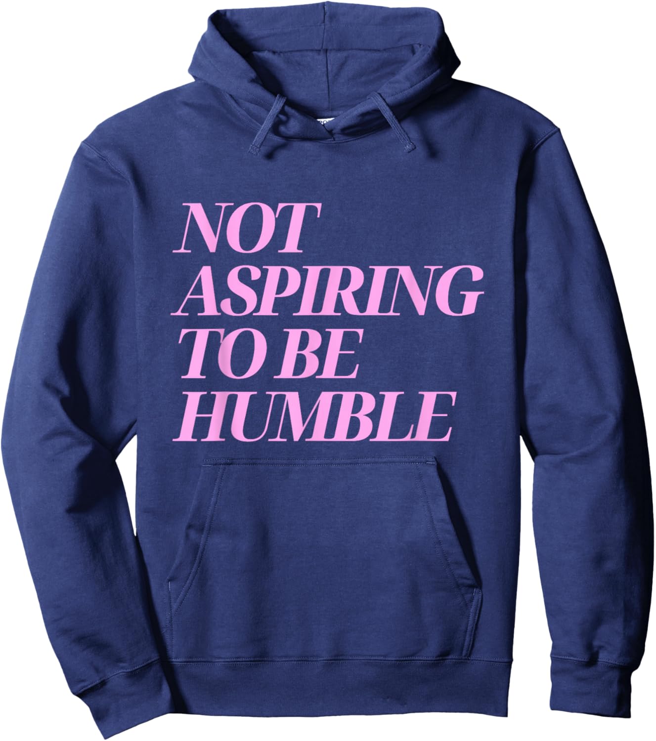 Not Aspiring to Be Humble Kamala Harris Pink Girls Hoodie - Hoodie | Navy