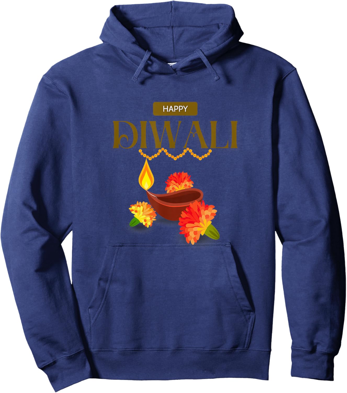 Happy Diwali Festival of Lights Matching Kids Hoodie - Hoodie | Navy