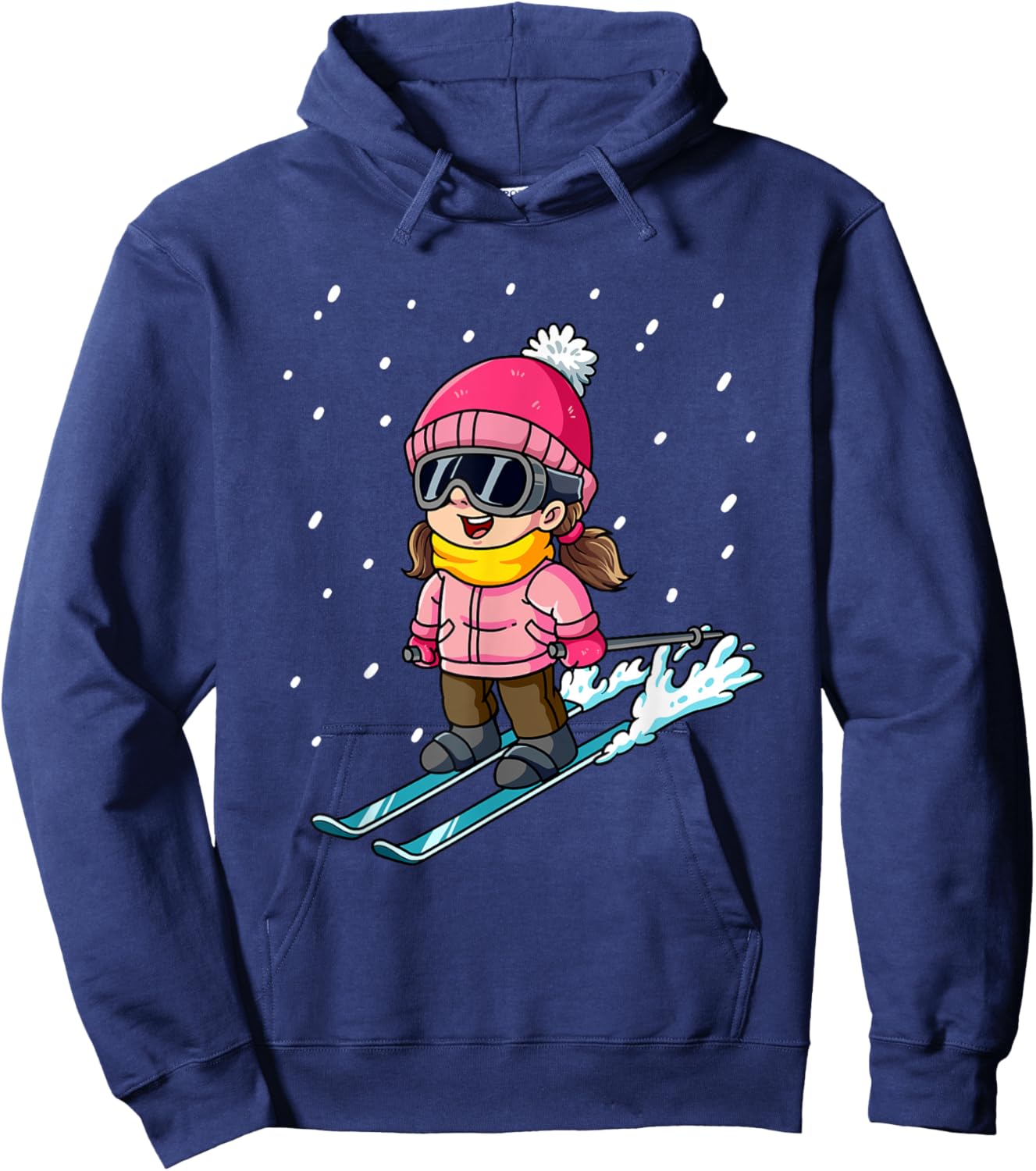 Ski Skiing Hoodie - Hoodie | Navy