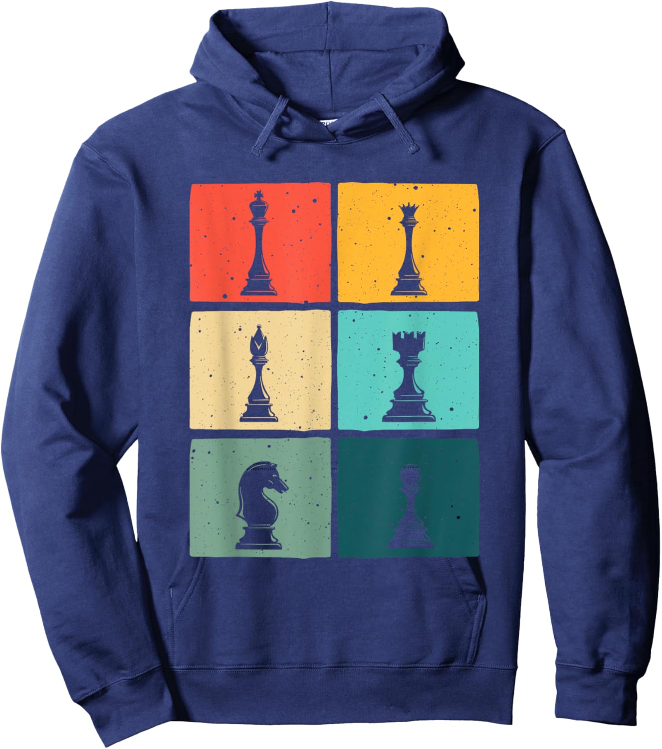 Cool Chess Design Women Chess Lover Chess Player Hoodie - Hoodie | Navy