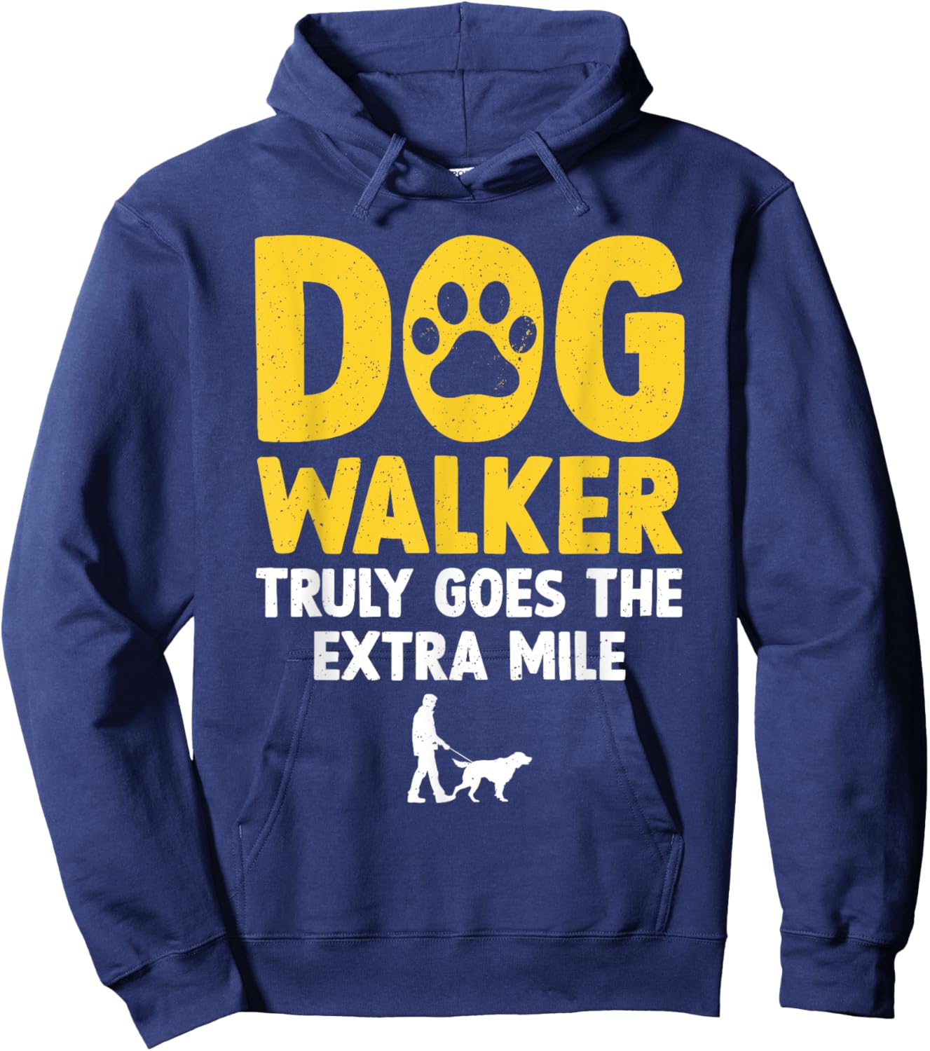 Cool Dog Walker Design Women Pet Walker Dog Walking Hoodie - Hoodie | Navy