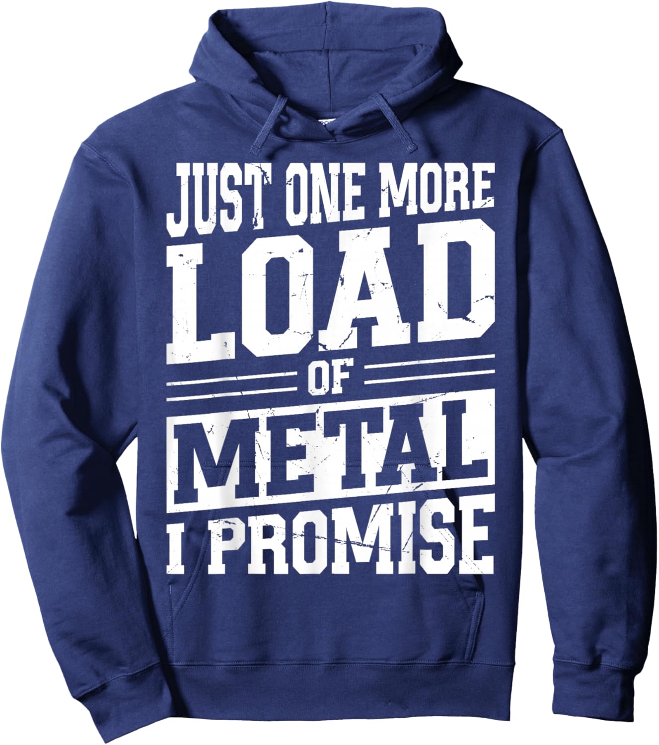 Scrapping Humor Design fot a Metal Scrapper Hoodie - Hoodie | Navy
