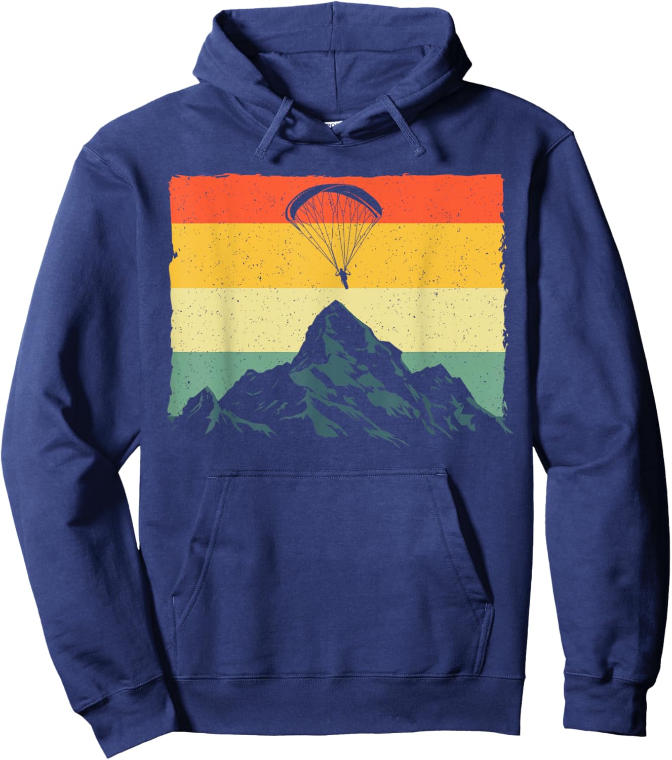 Paragliding Art Women Paramotor Paraglider Skydiving Hoodie - Hoodie | Navy