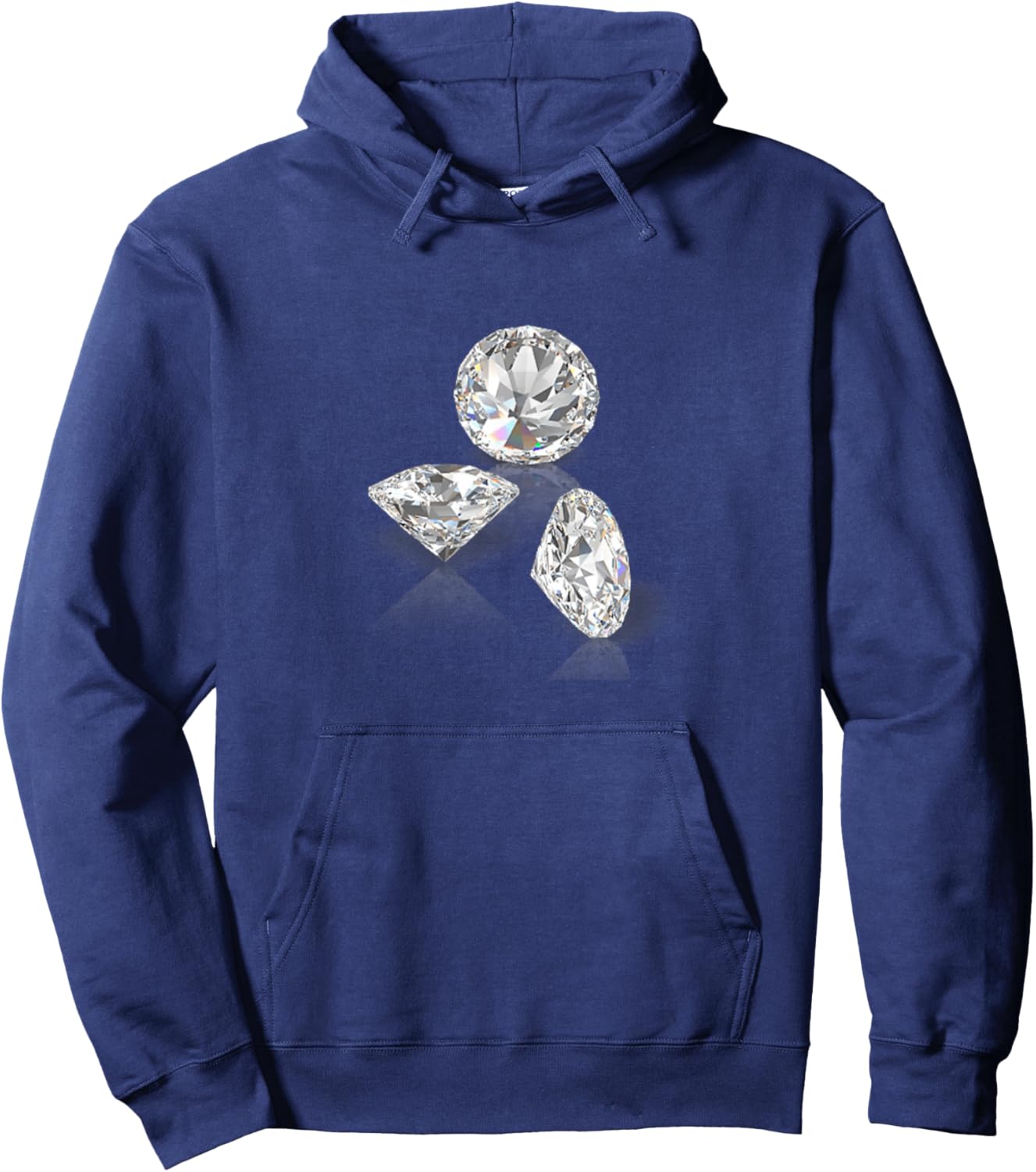 Diamonds Hoodie - Hoodie | Navy