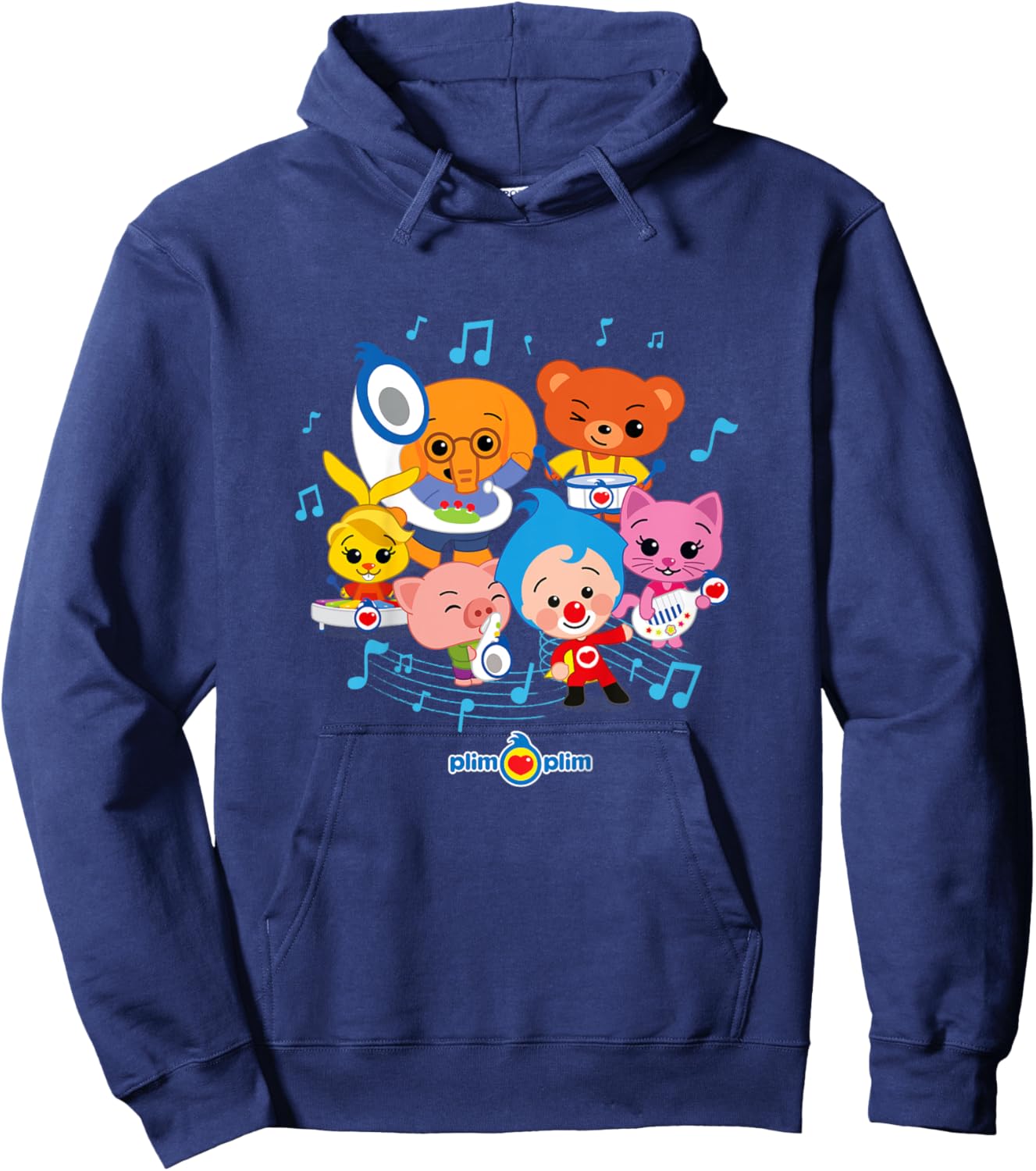 Kids Plim Plim The Kindness Hero - Colourful designs for children Hoodie - Hoodie | Navy