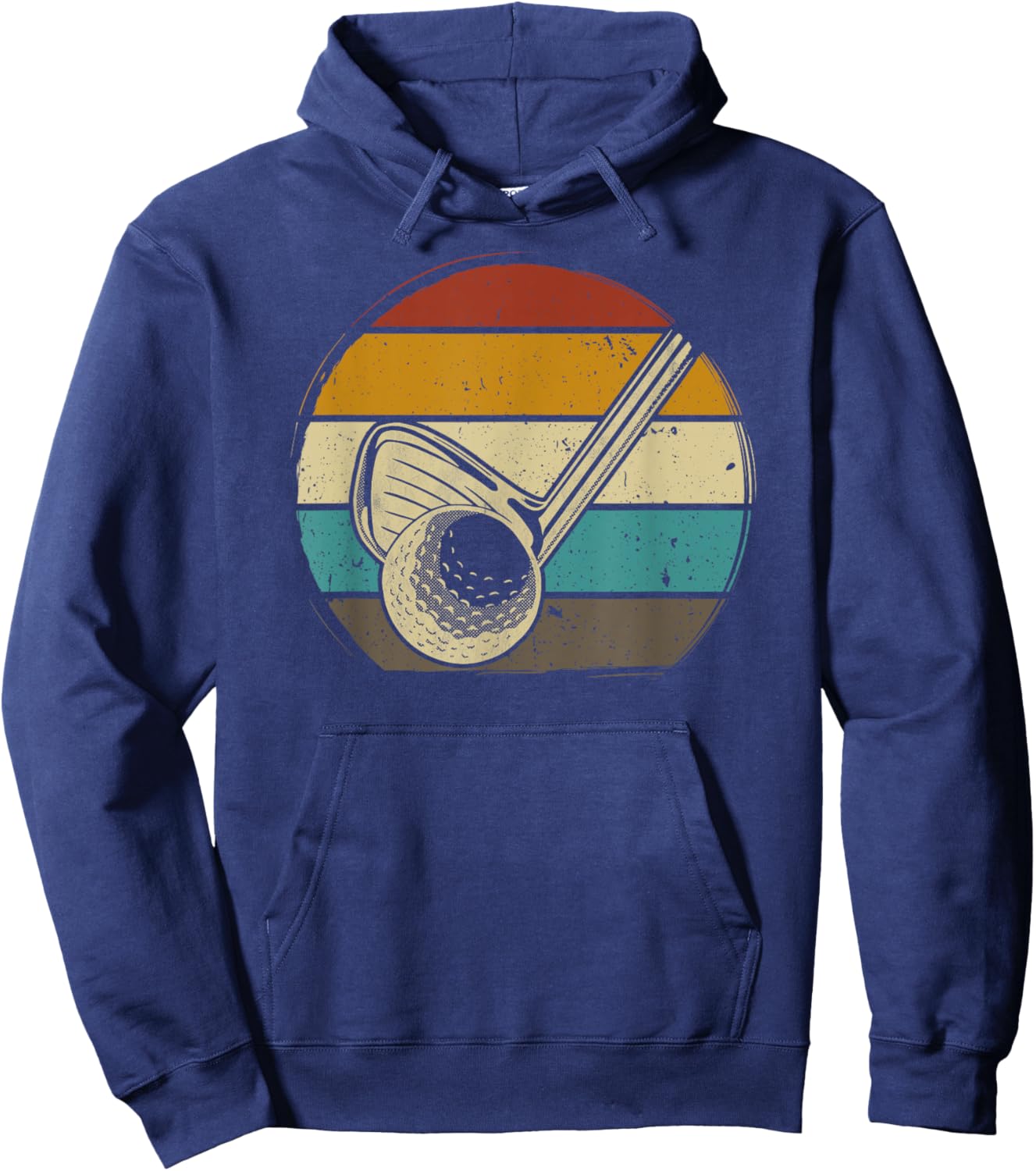 Golf retro golf club vintage sports outfit woman men Hoodie - Hoodie | Navy