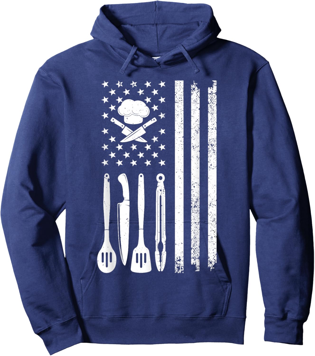 Cool Chef Art Women Restaurant Cook Male Home Chef Hoodie - Hoodie | Navy