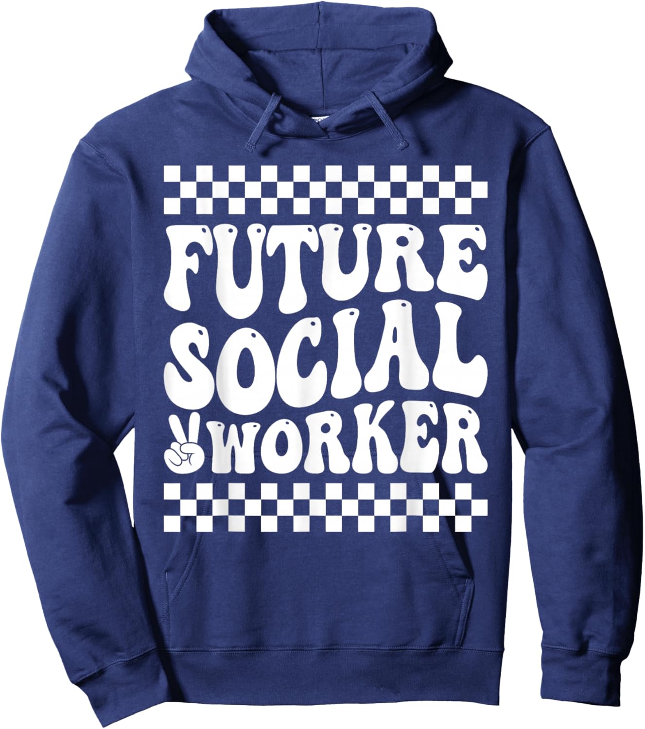 Future Social Worker Student Social Worker In Progress Hoodie - Hoodie | Navy