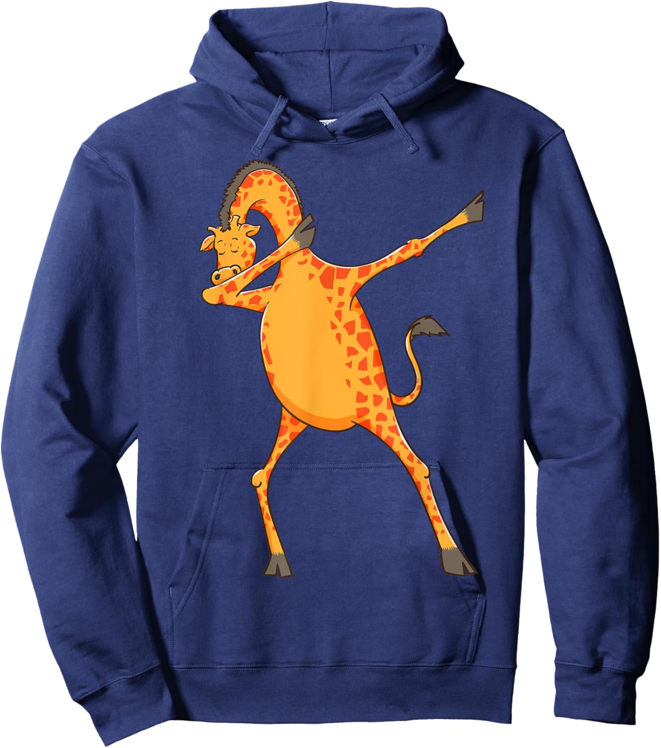 Best Giraffe Art Women Adult Giraffe Print Giraffe Hoodie - Hoodie | Navy