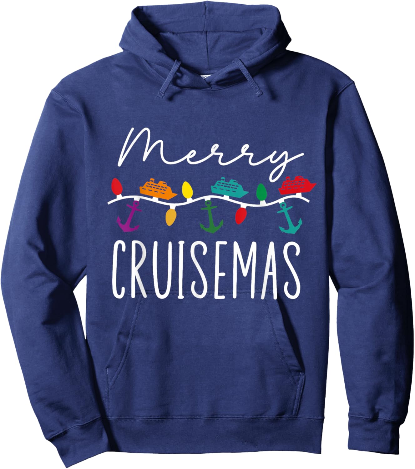 Merry Cruisemas Family Cruise Christmas Family Cruisin Crew Hoodie - Hoodie | Navy