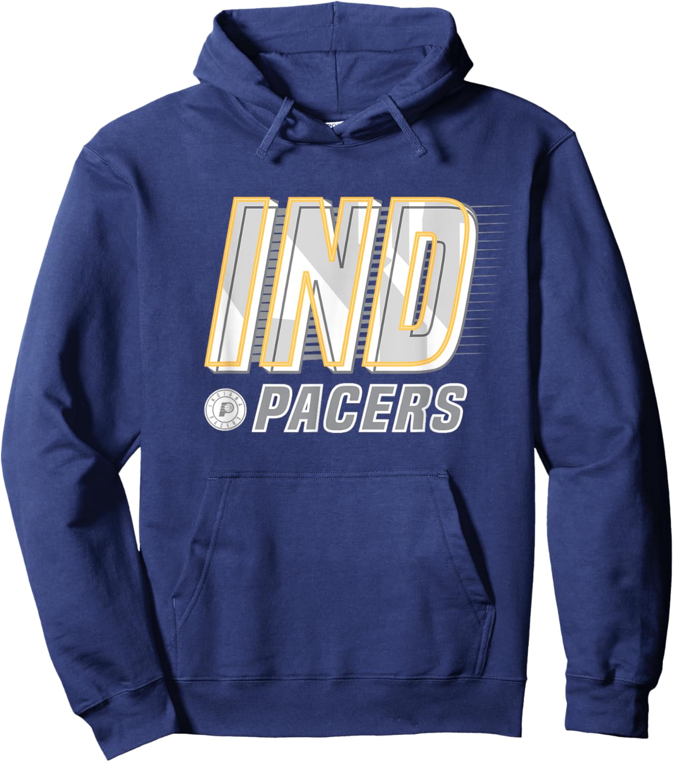 NBA Indiana Pacers Type Stack Logo Hoodie - Hoodie | Navy