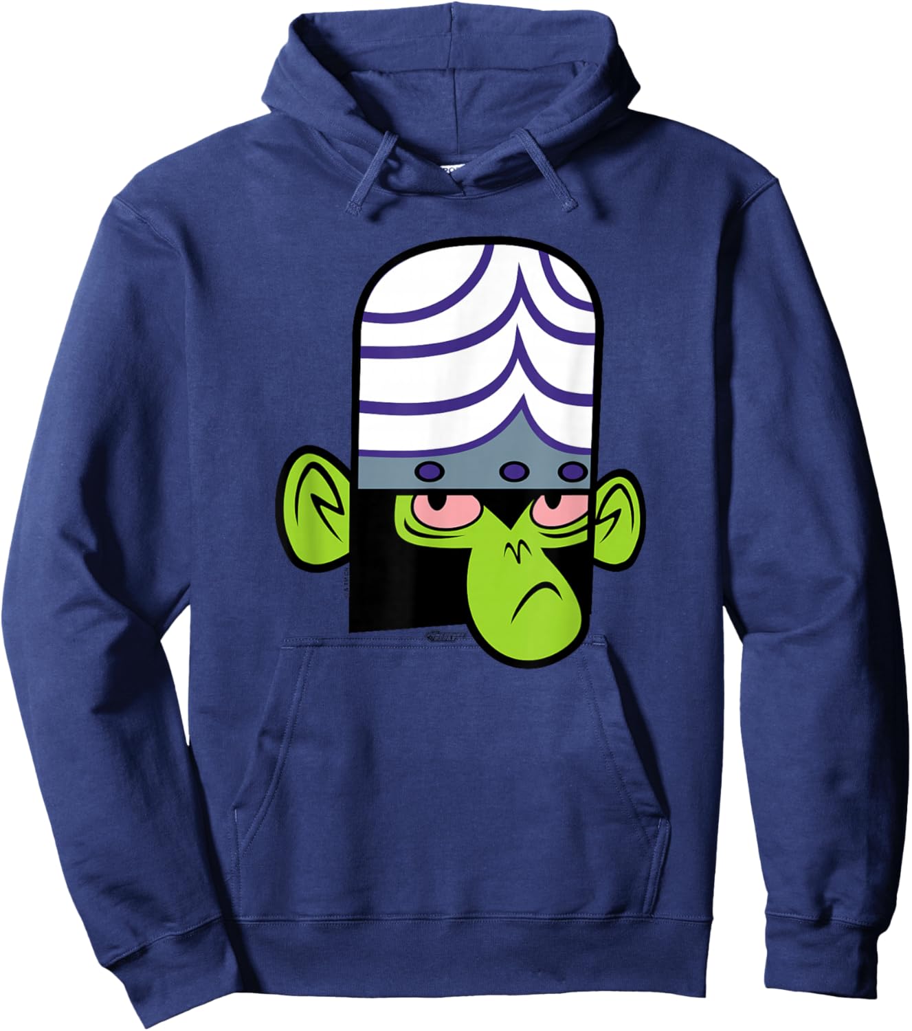 The Powerpuff Girls Mojo Jojo Face Hoodie - Hoodie | Navy