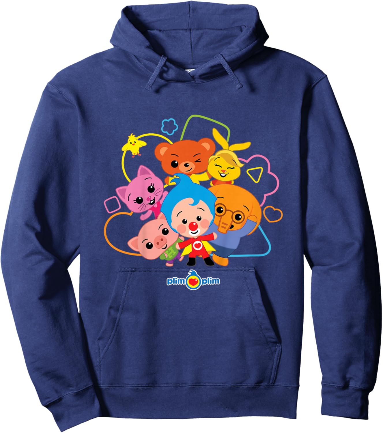Plim Plim The Kindness Hero - Colourful Designs for Children Hoodie - Hoodie | Navy