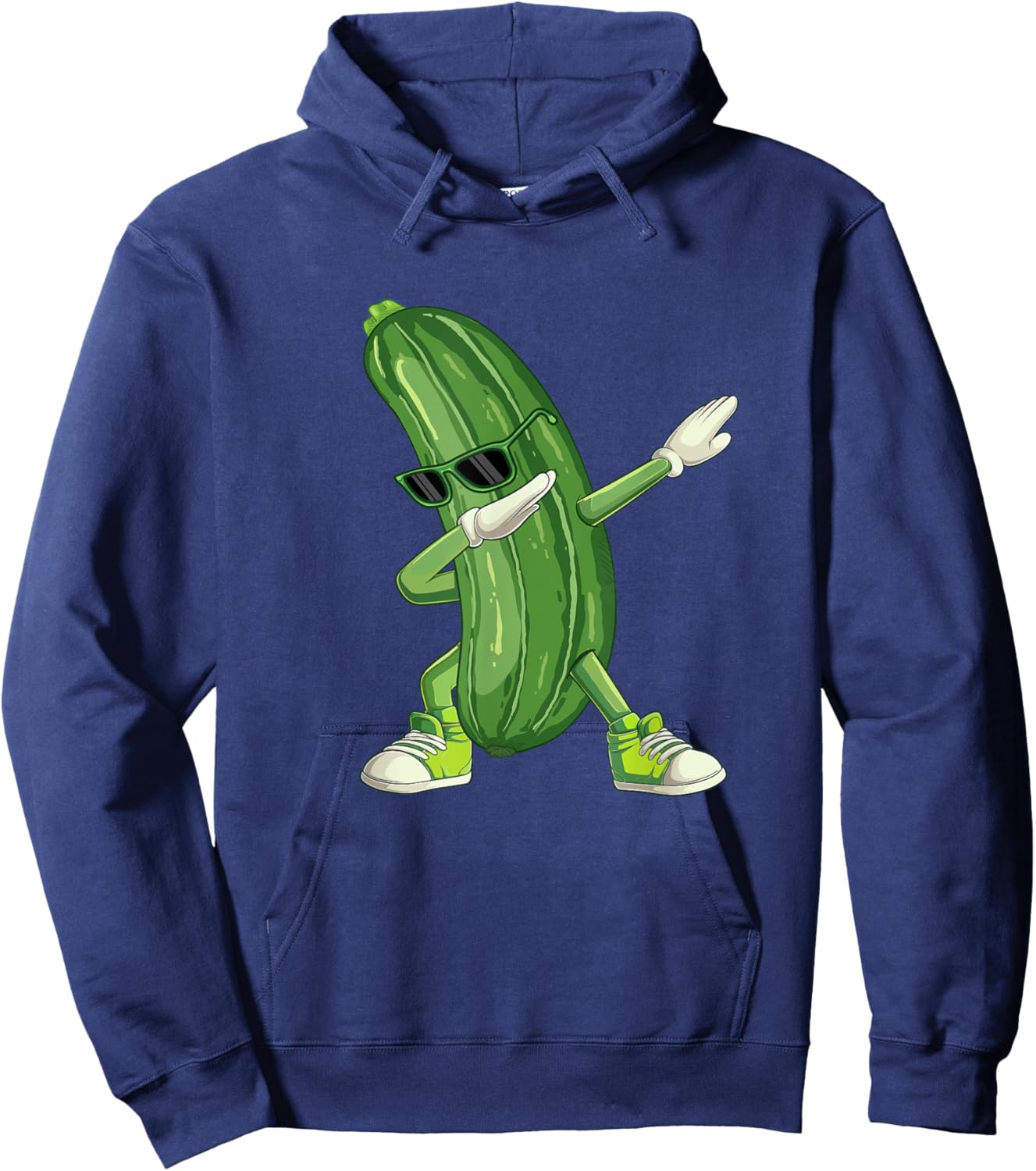Dabbing Pickle - Dill Pickle Lover Pickling Cucumber Hoodie - Hoodie | Navy