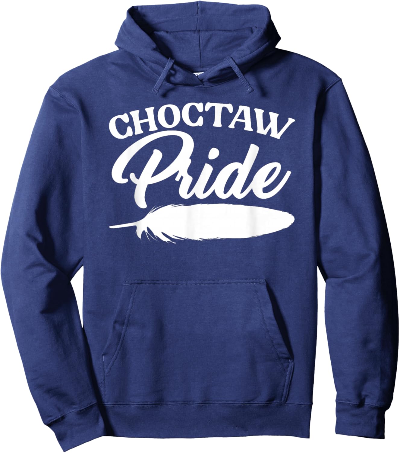Choctaw Pride Native American Hoodie - Hoodie | Navy
