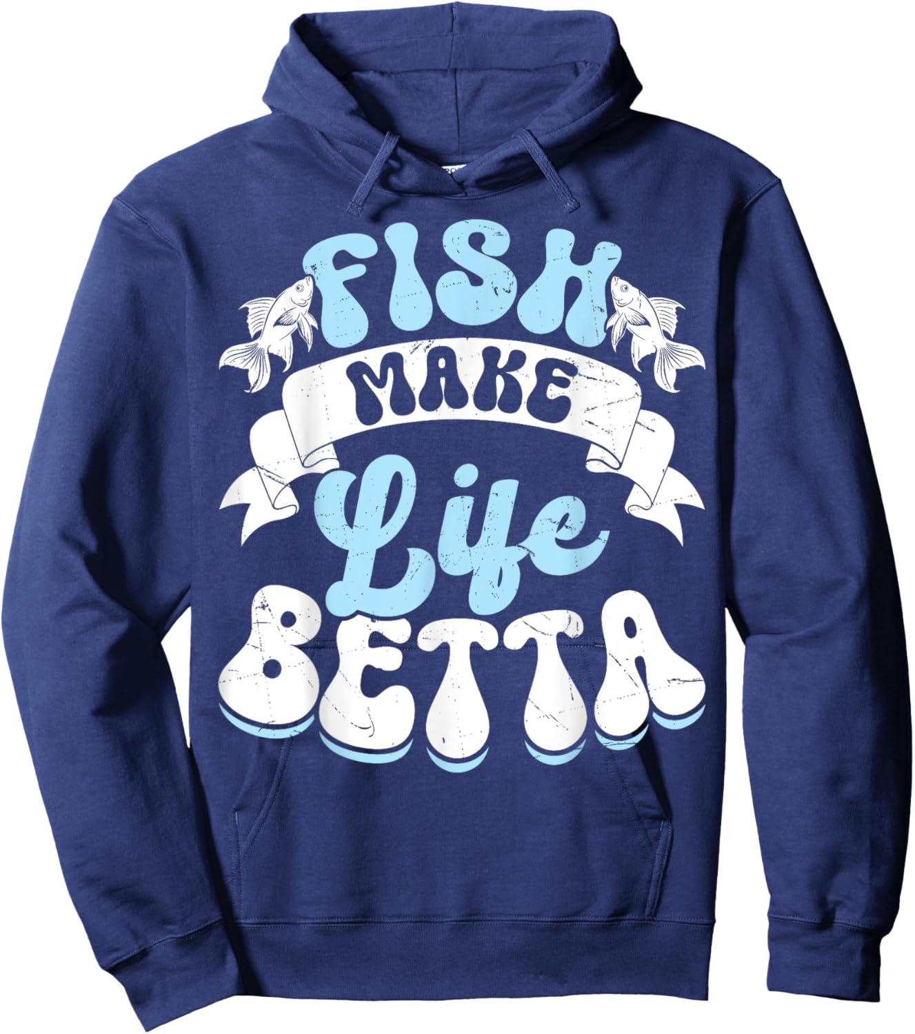 Aquarium Fishkeeper Funny Men Women Fish Tank Fishkeeping Hoodie - Hoodie | Navy
