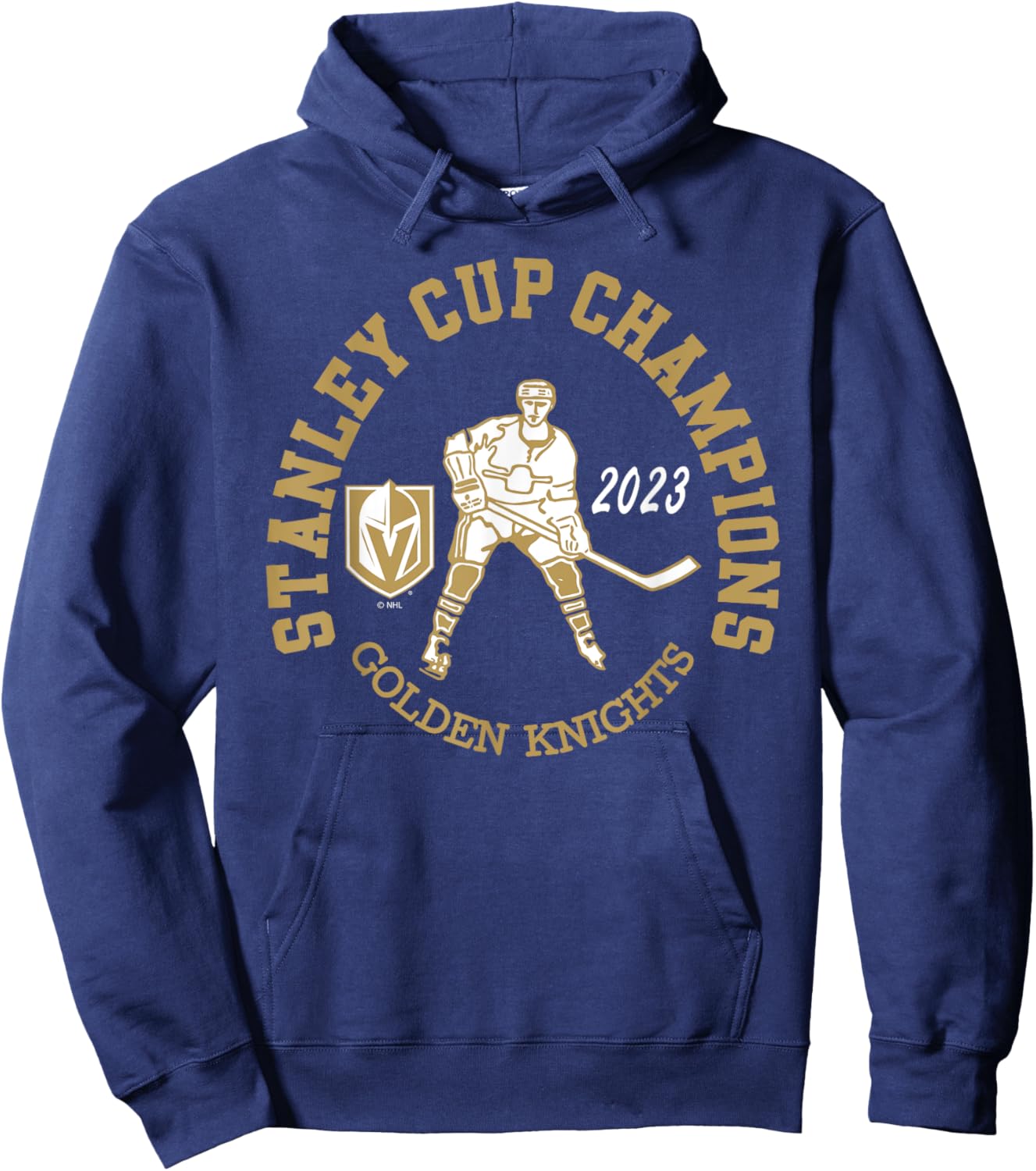 Vegas Golden Knights Stanley Cup Champions 2023 Black Hoodie - Hoodie | Navy