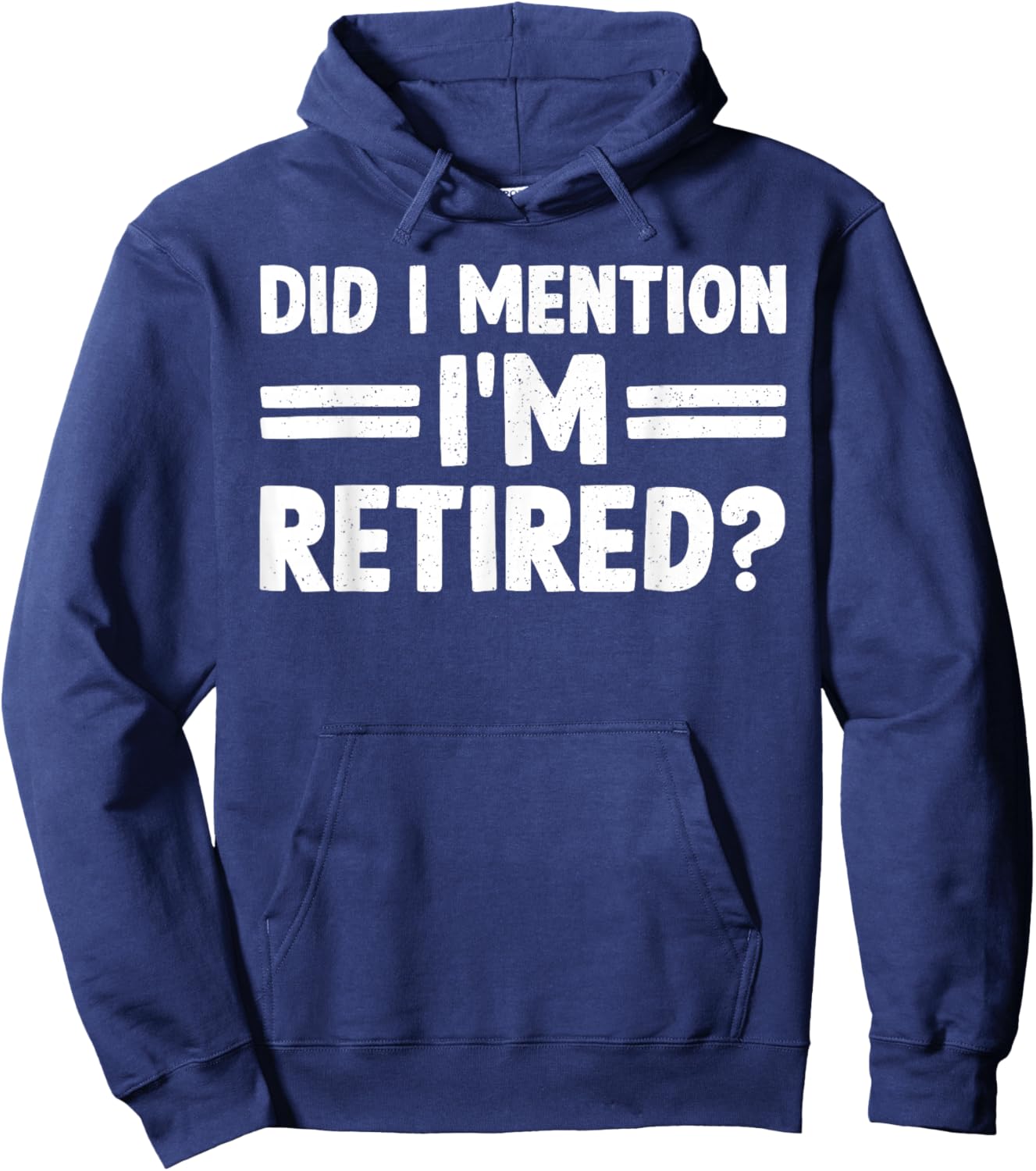 Funny Retirement Gift Retired Accessories & Stuff -Adults, Kids Black Cotton 60%, Polyester 40% Short Sleeve Classic Fit Small Hoodie - Hoodie | Navy