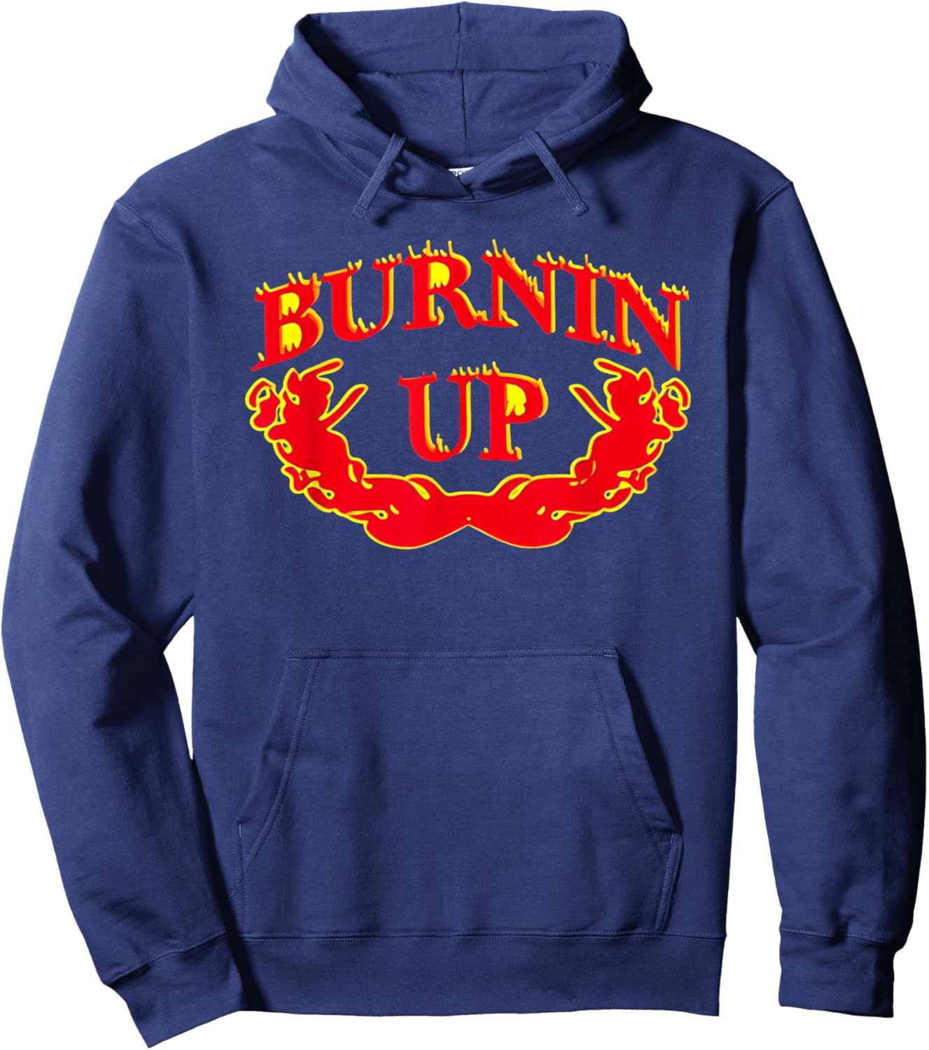 Burnin Up Flame Vintage Jonas T-Shirt - Hoodie | Navy