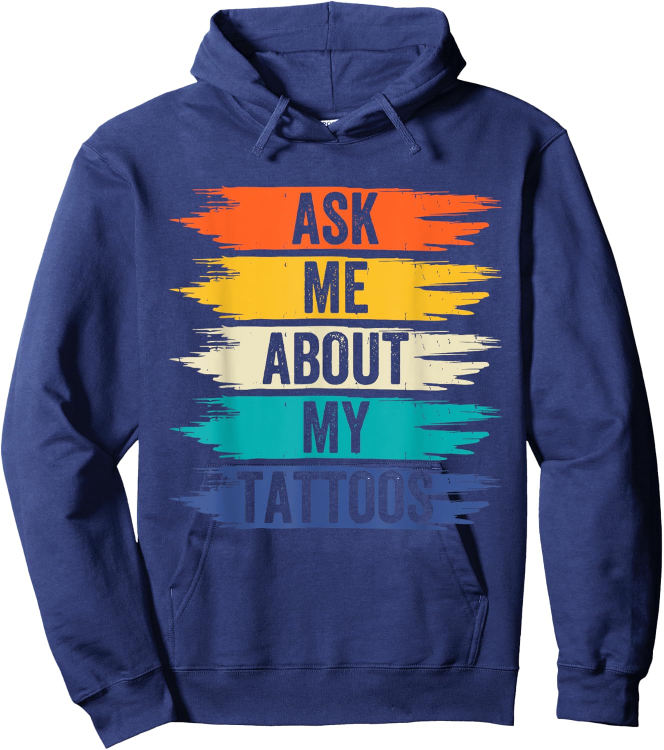 Retro Vintage Hoodie - Hoodie | Navy