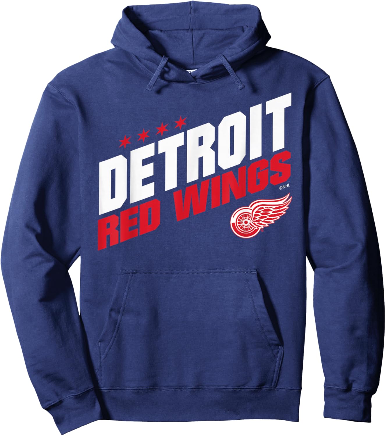 Detroit Red Wings Fuel Black Officially Licensed Hoodie - Hoodie | Navy