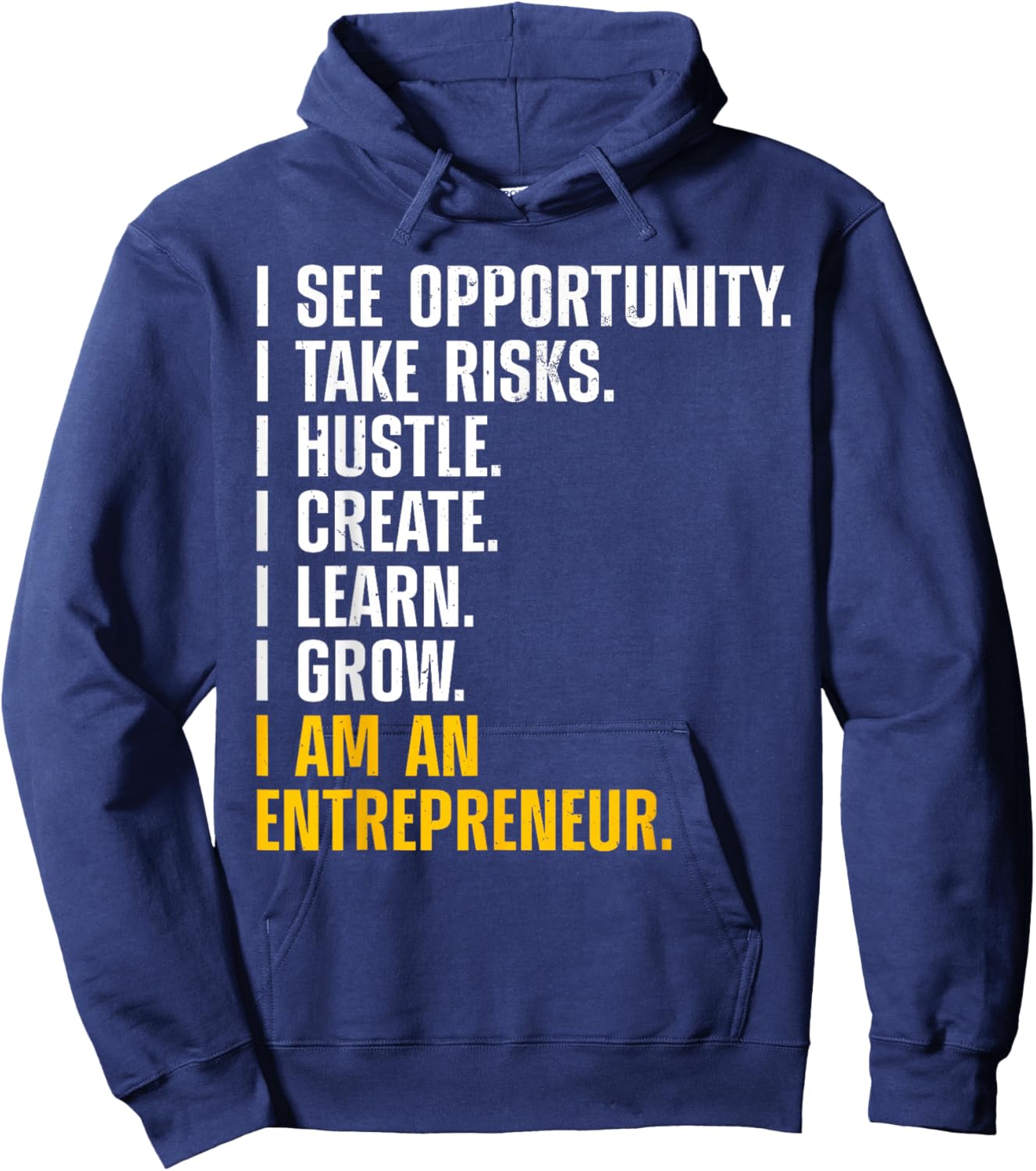 Cool Entrepreneur Art Women CEO New Business Owner Hoodie - Hoodie | Navy