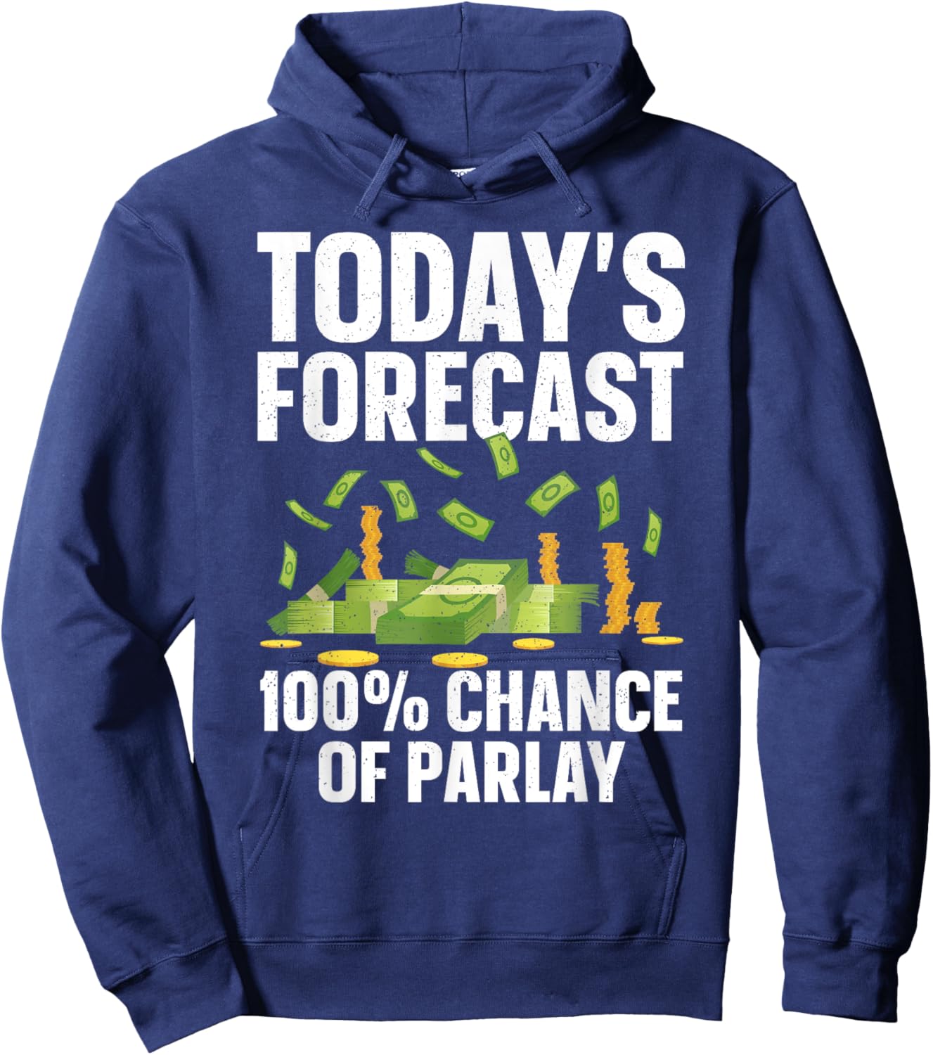 Parlay Sports Betting Design Women Sports Gambler Hoodie - Hoodie | Navy
