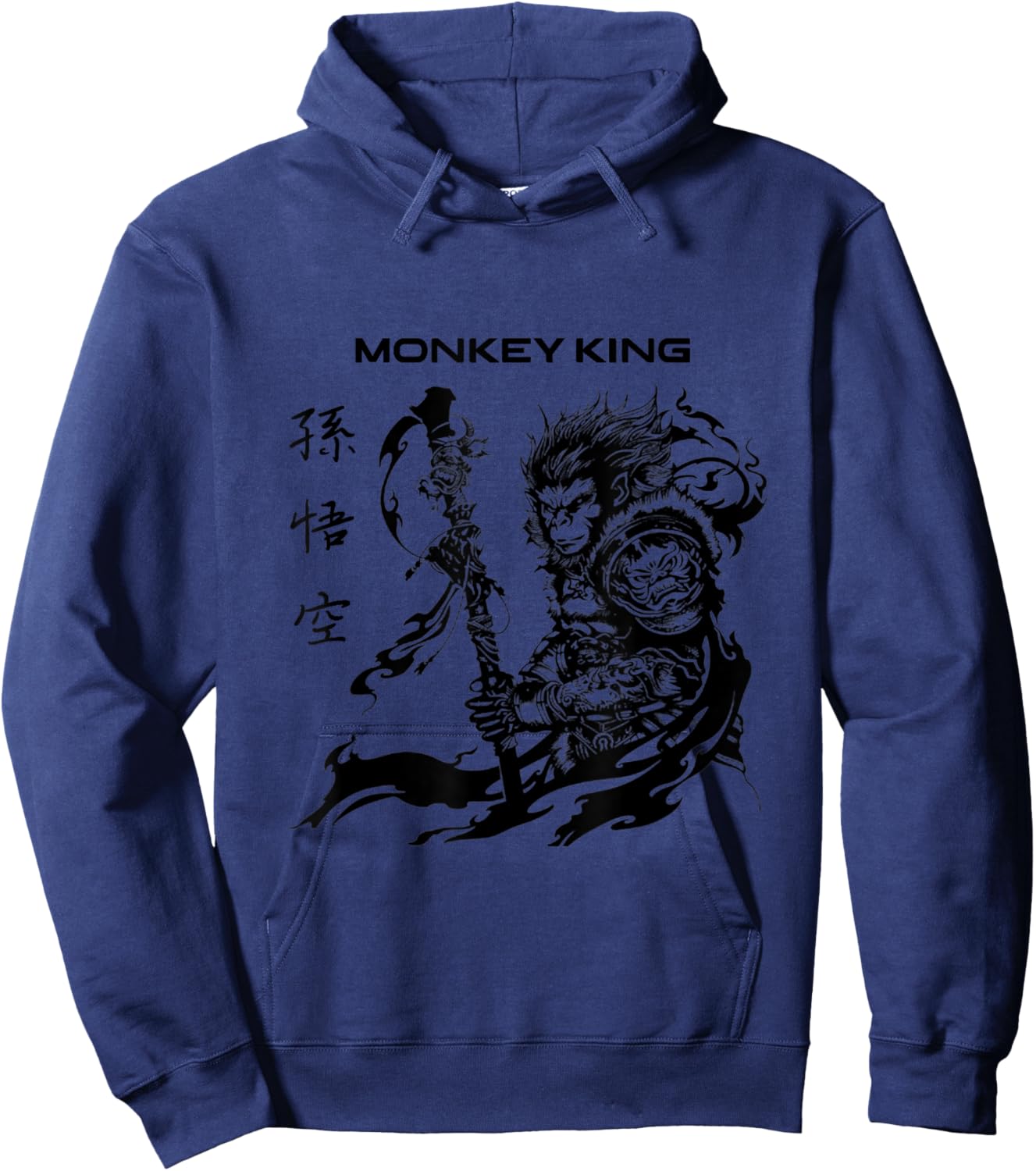 Sun Wukong The Monkey King Hoodie - Hoodie | Navy