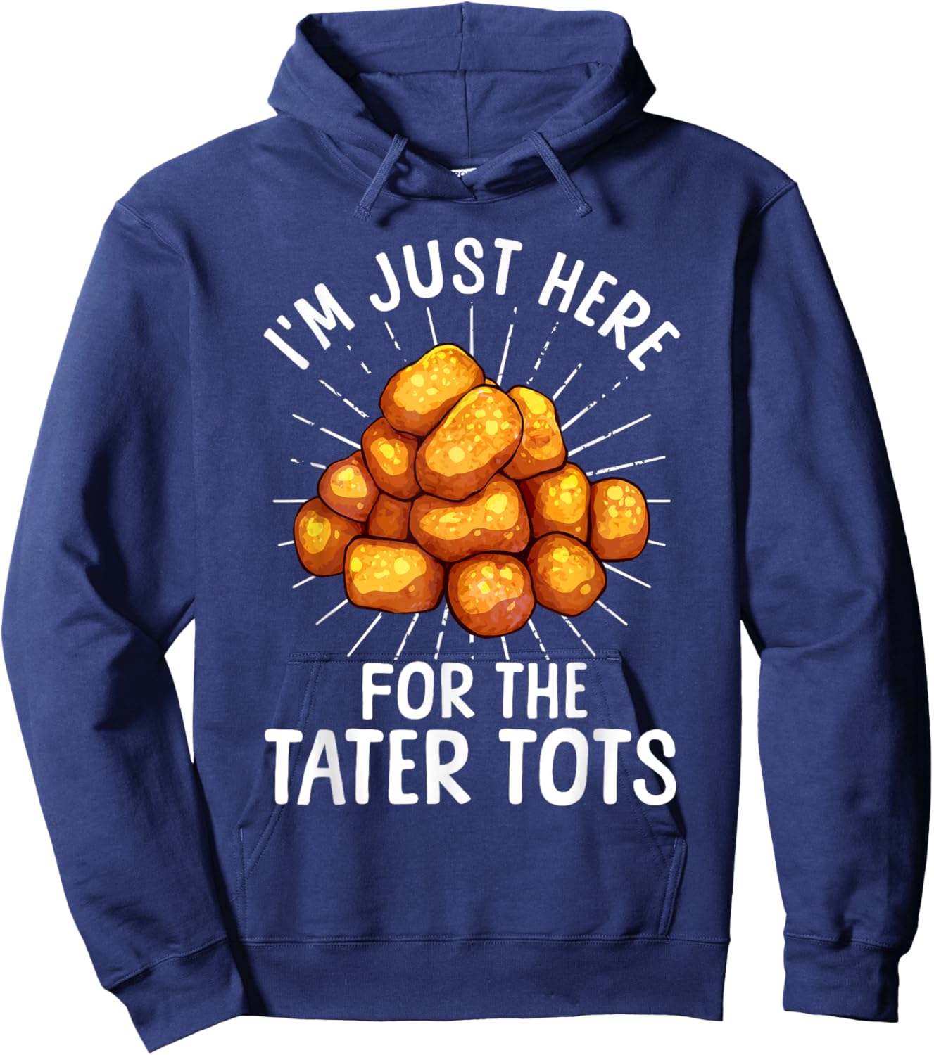 Tater Tot Design Women Kids Toddlers Tater Tot Lover Hoodie - Hoodie | Navy