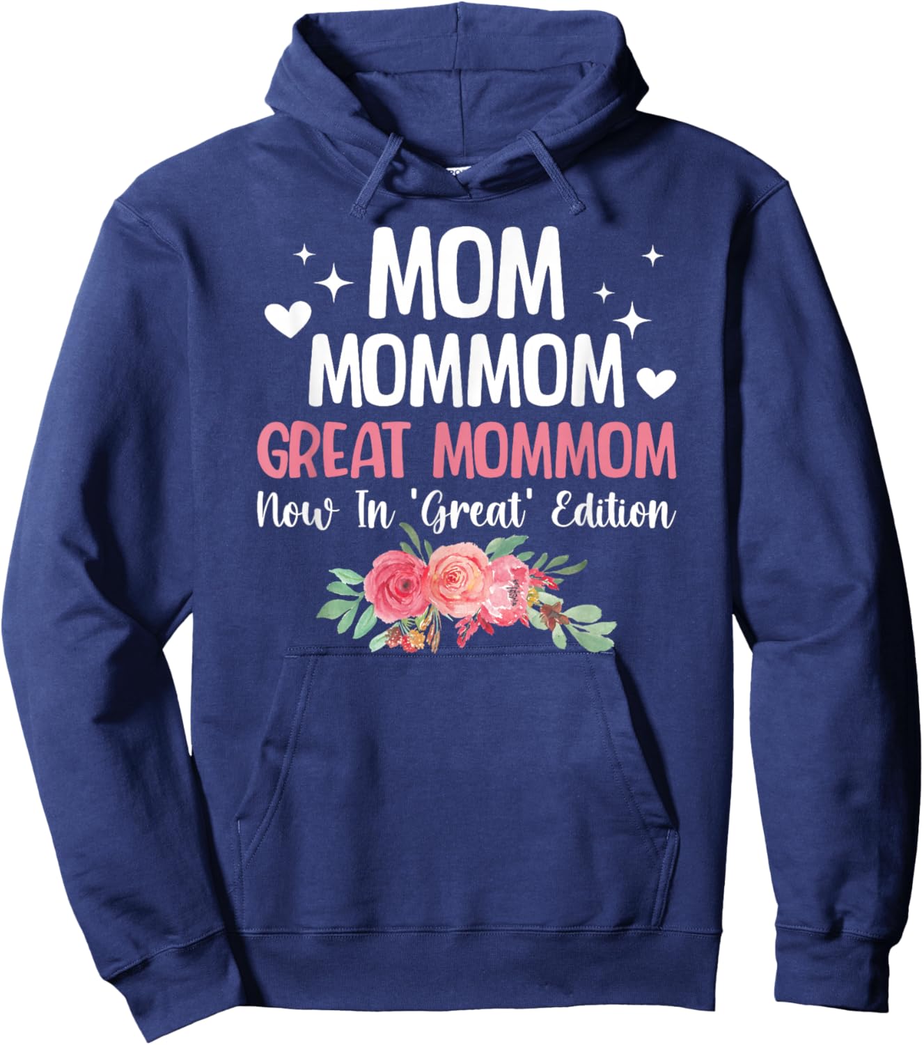 Great Mommom Now In Great Edition Great Mommom Hoodie - Hoodie | Navy