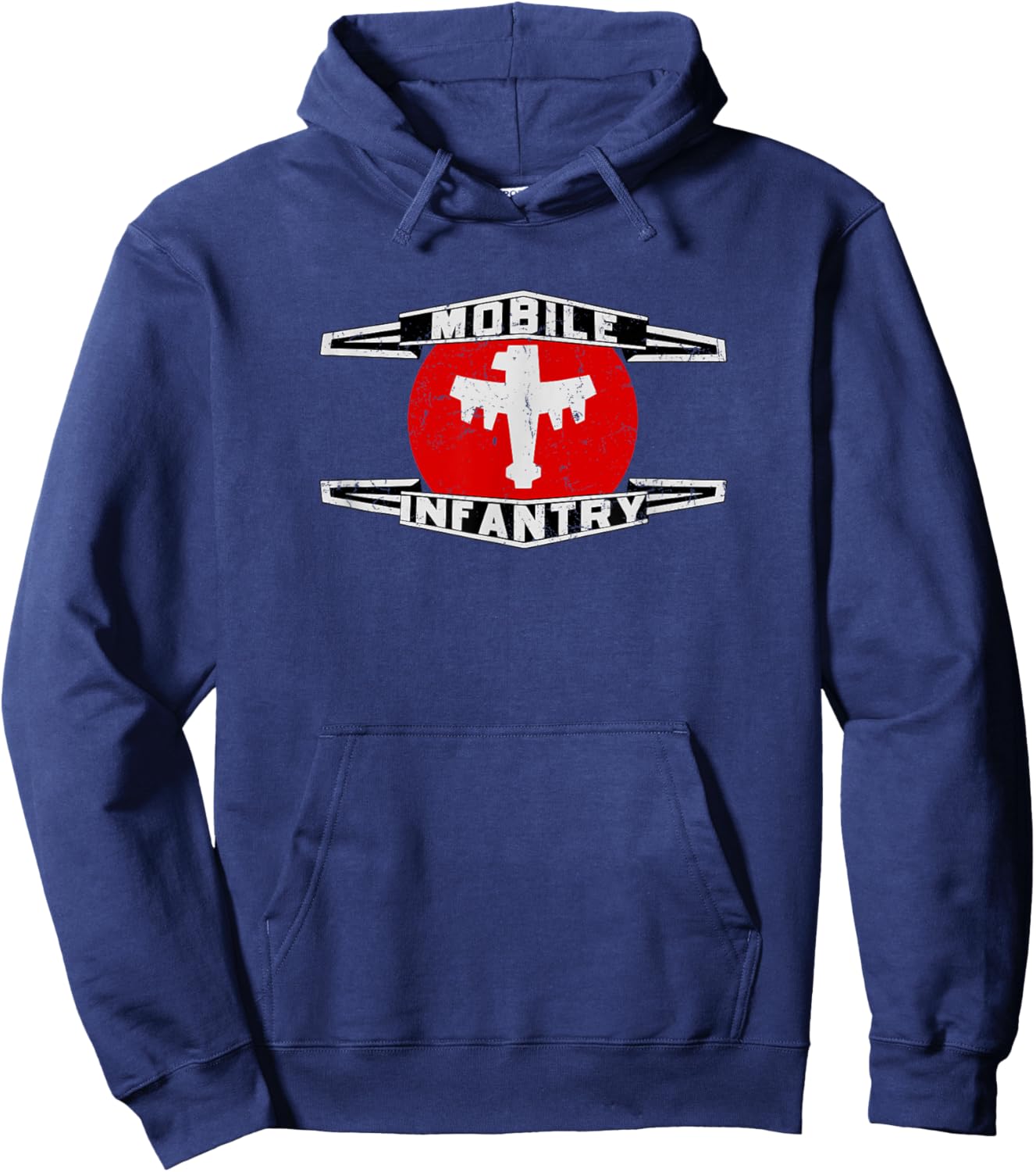 Mobile Infantry - Pre-distressed - Starship Hoodie - Hoodie | Navy